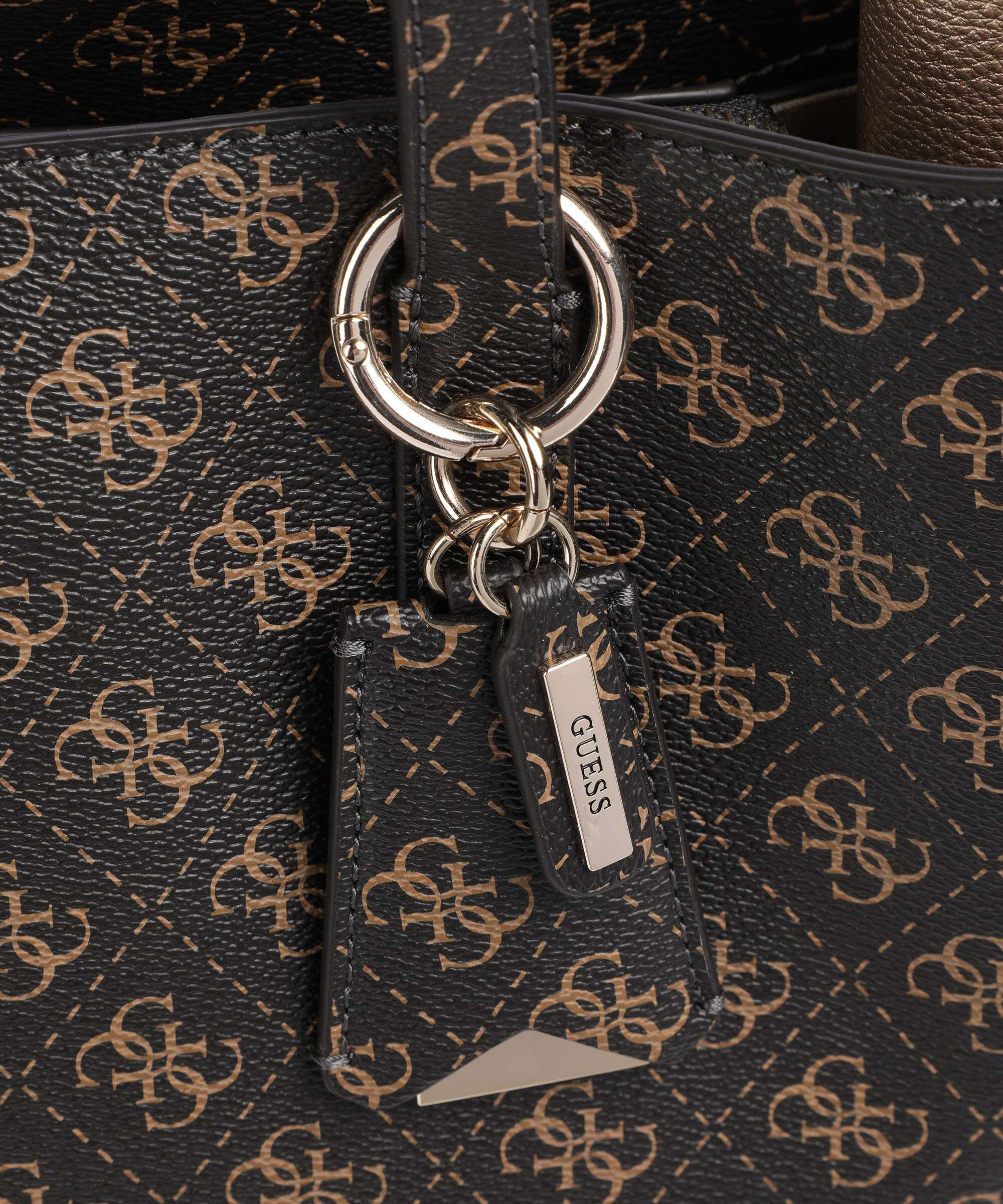 Guess Meridian Tote bag brown logo - Image 4