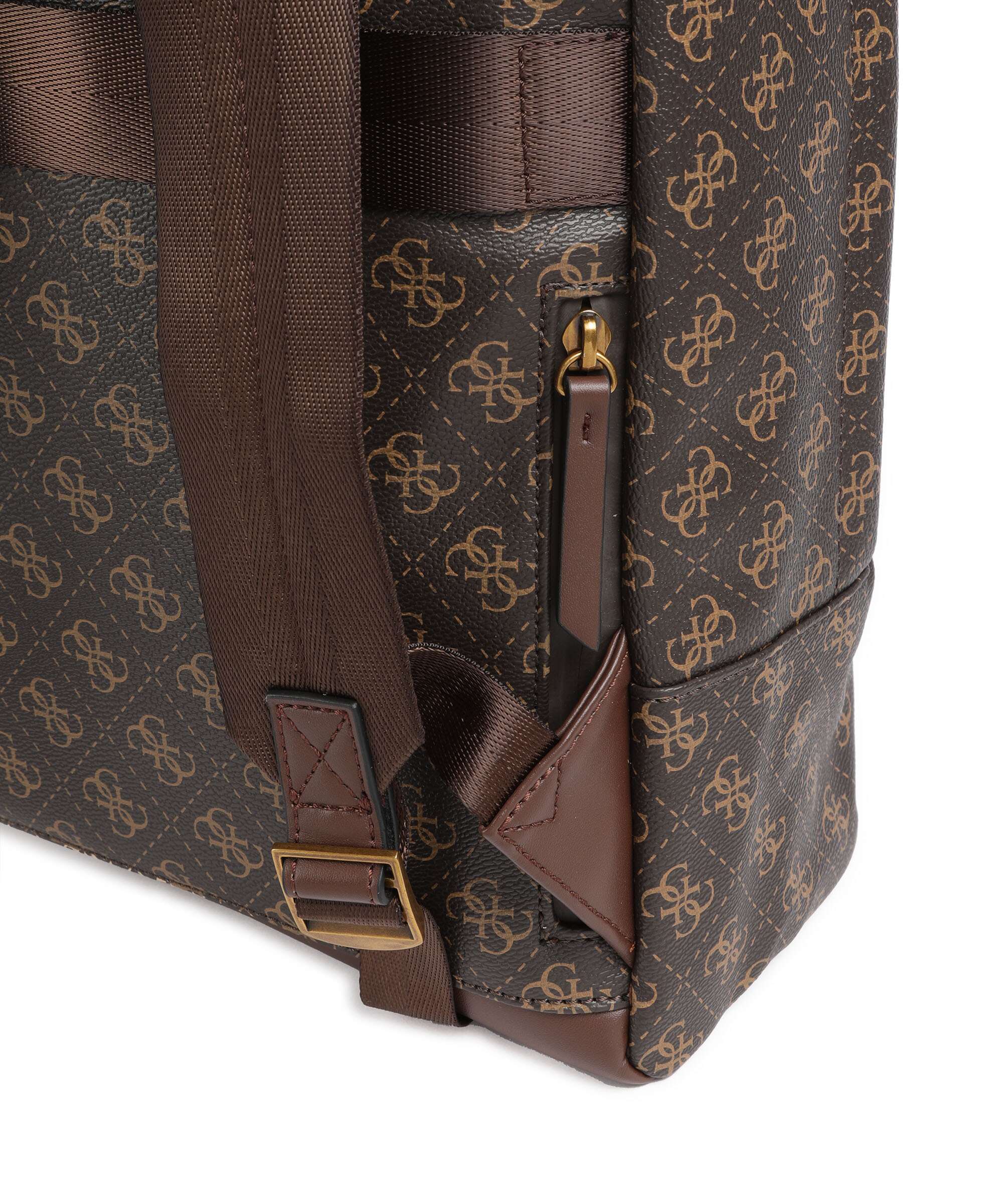 Guess Milano Backpack brown/ochre/burgundy - Image 4