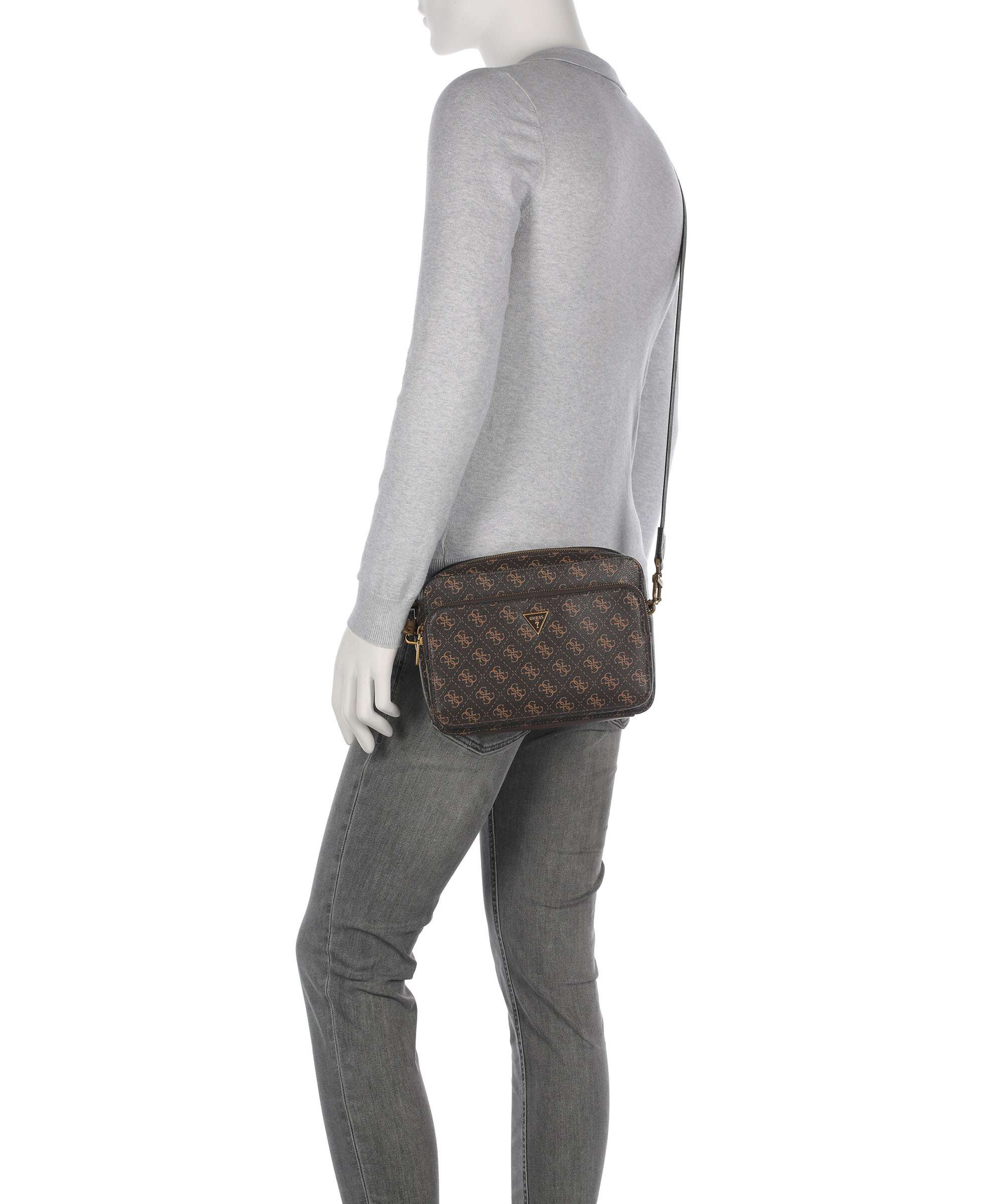 Guess Milano Crossbody bag brown/ochre/burgundy - Image 3