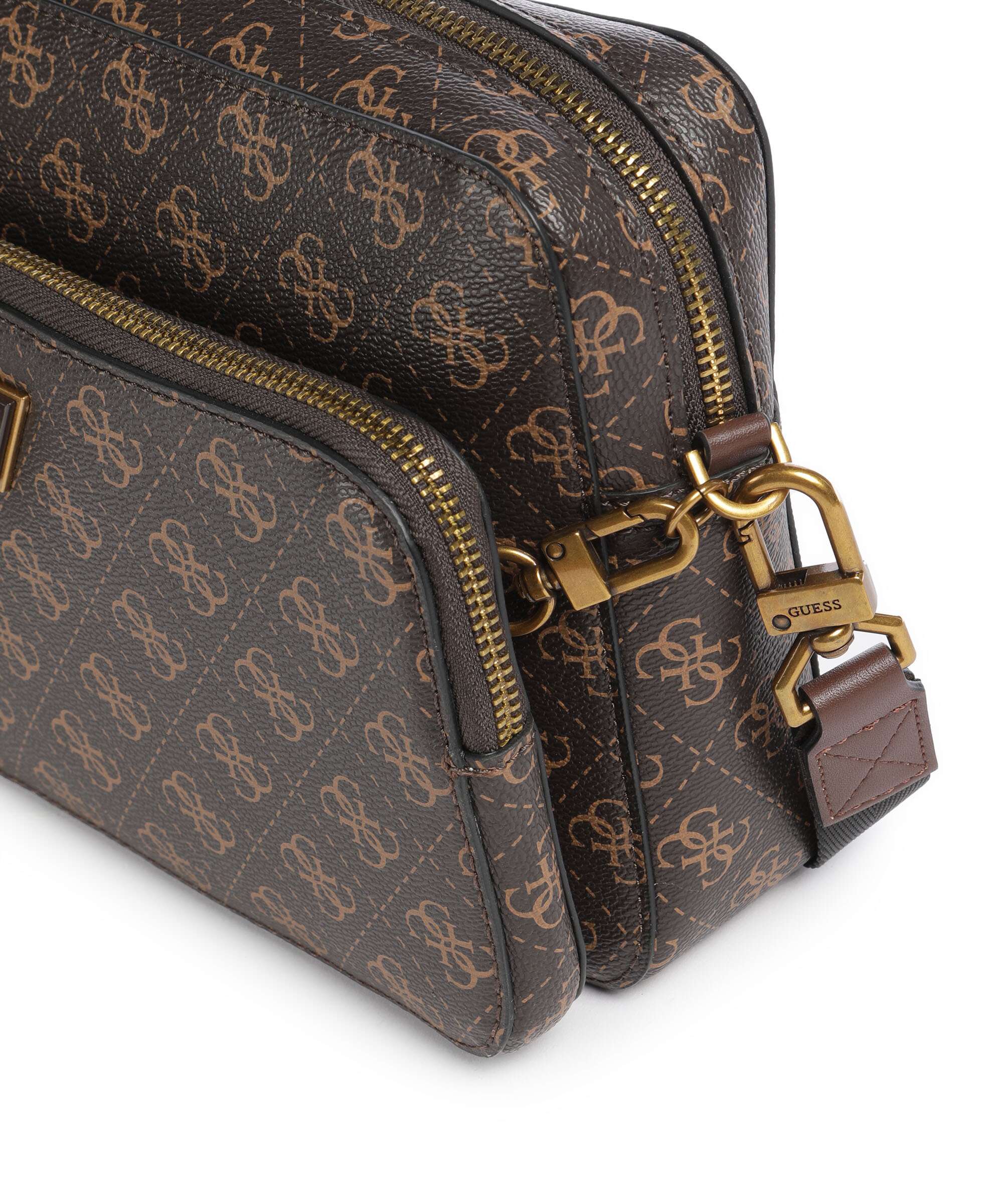 Guess Milano Crossbody bag brown/ochre/burgundy - Image 6