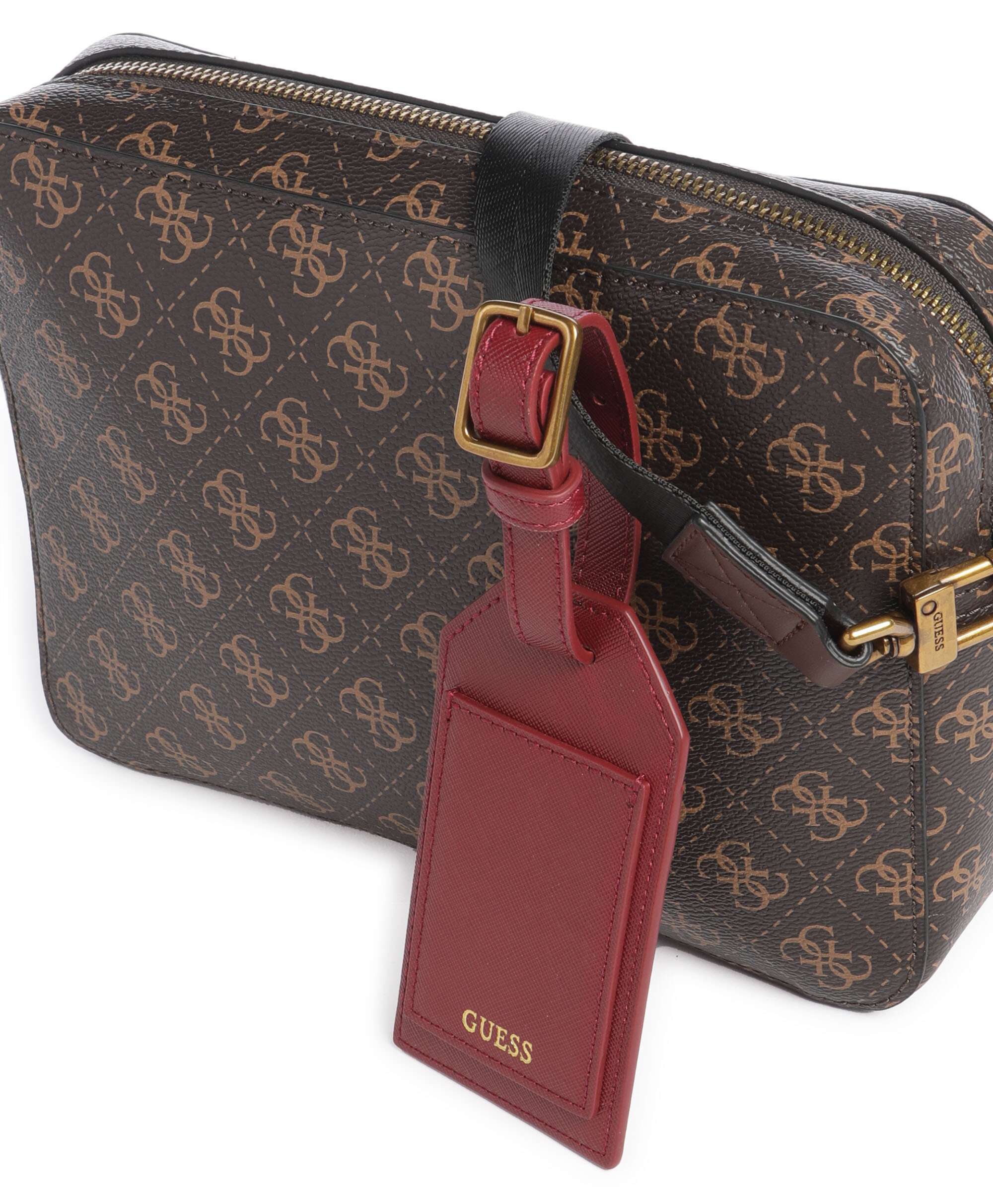 Guess Milano Crossbody bag brown/ochre/burgundy - Image 7