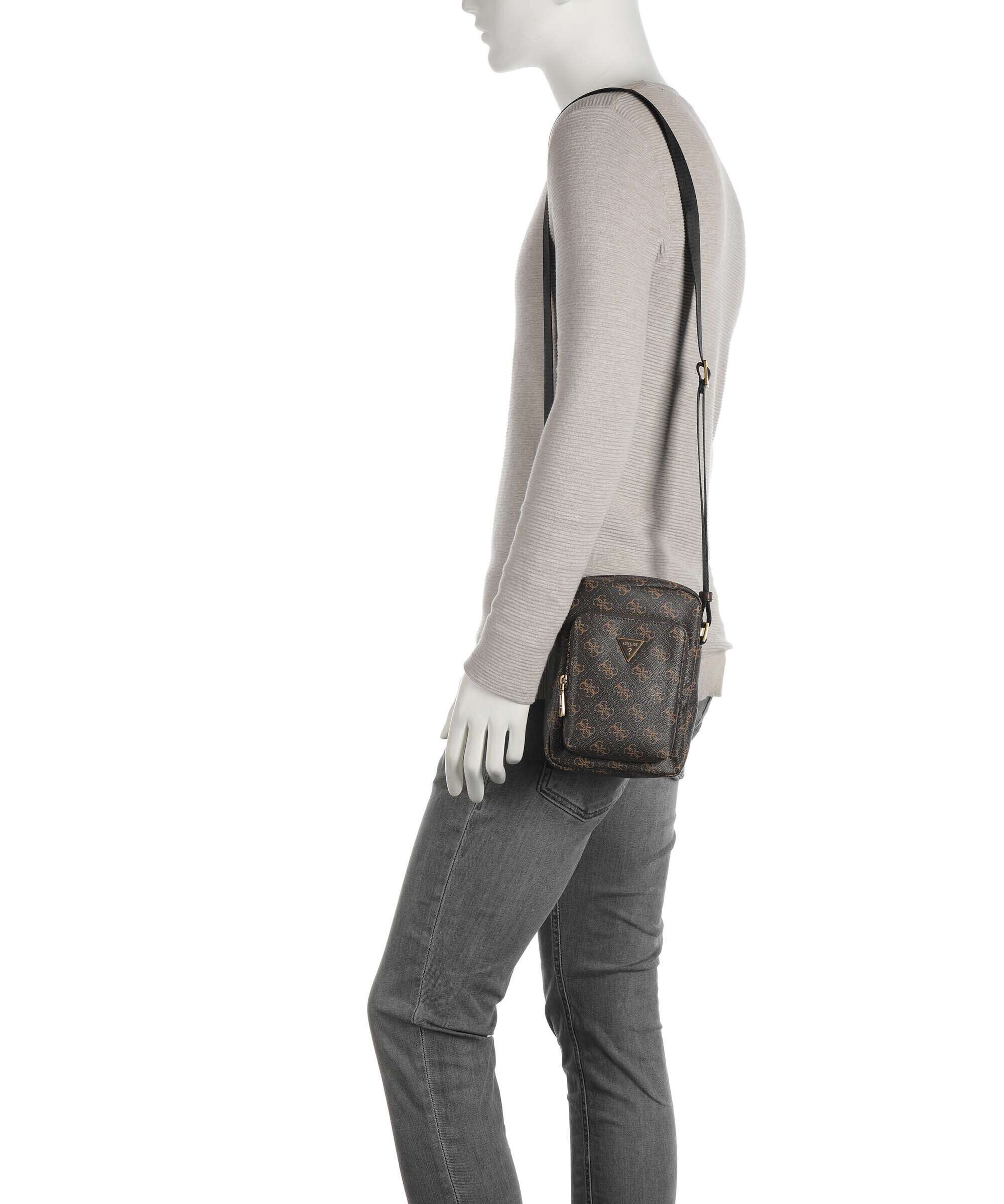 Guess Milano Eco Crossbody bag brown/ochre - Image 3