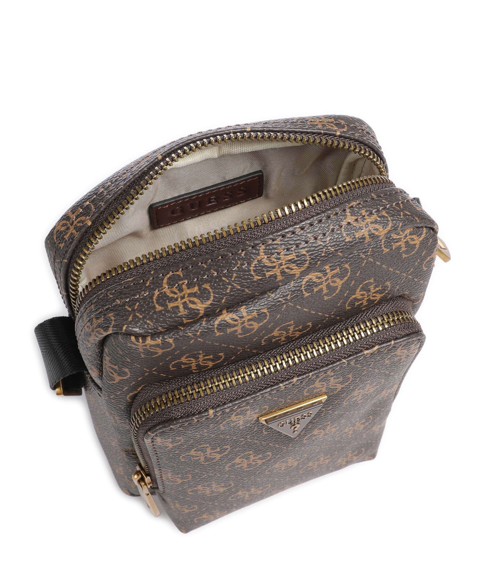 Guess Milano Eco Crossbody bag brown/ochre - Image 5
