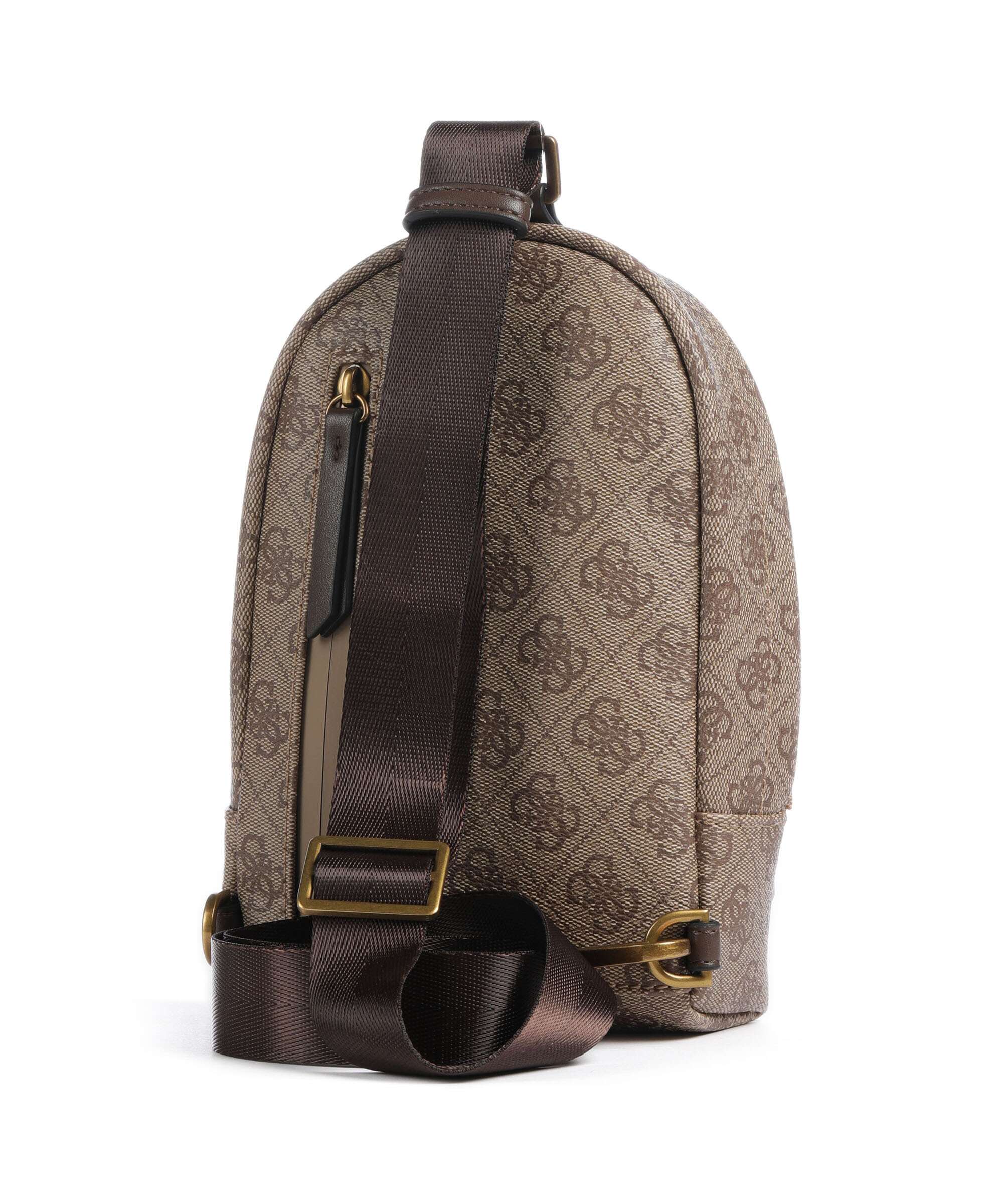 Guess Milano Eco Sling bag beige/brown - Image 2