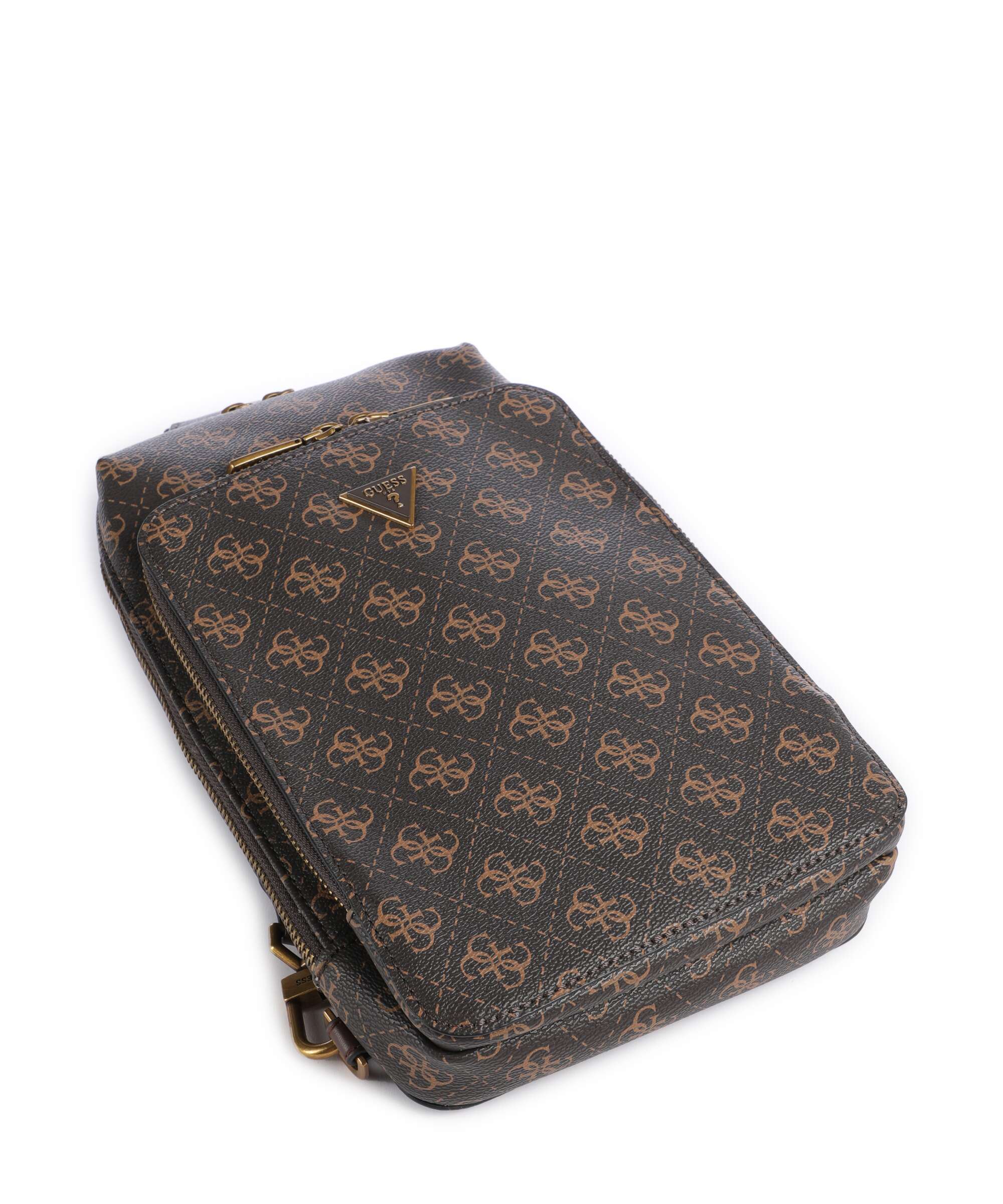 Guess Milano Sling bag brown/ochre/burgundy - Image 5