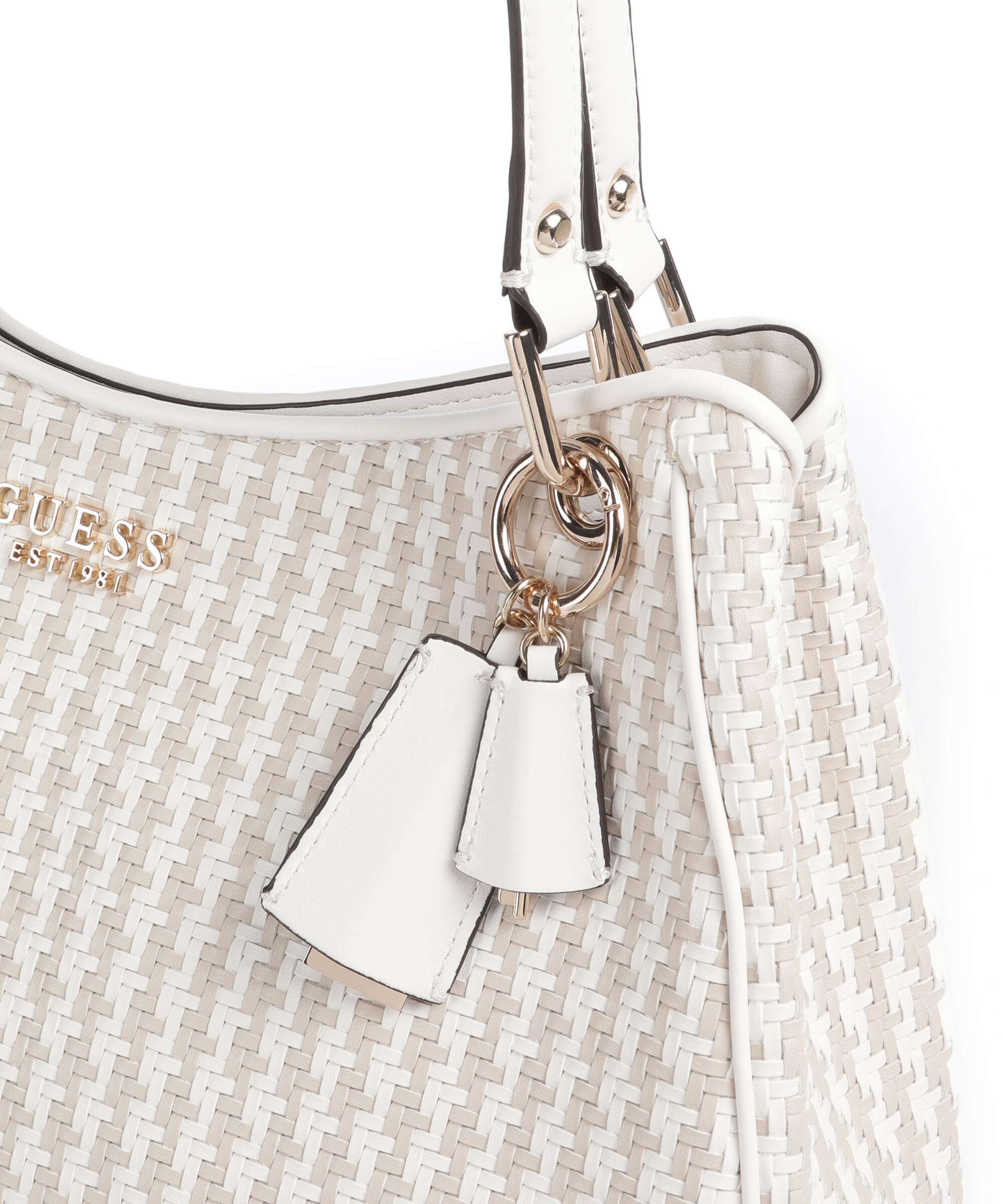 Guess Mirema Tote bag white/multicolour - Image 4