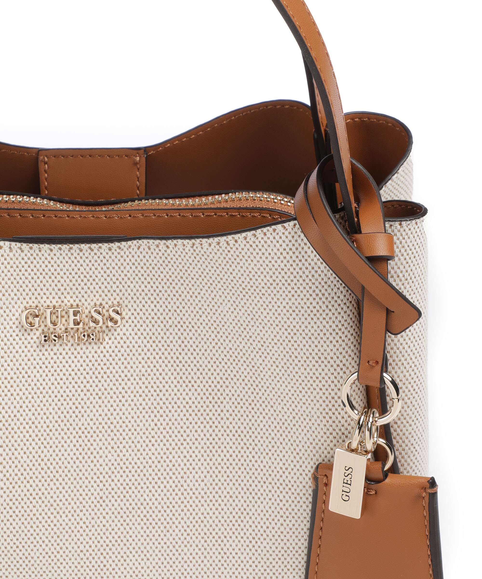 Guess Nicolette Handbag natural/caramel - Image 4