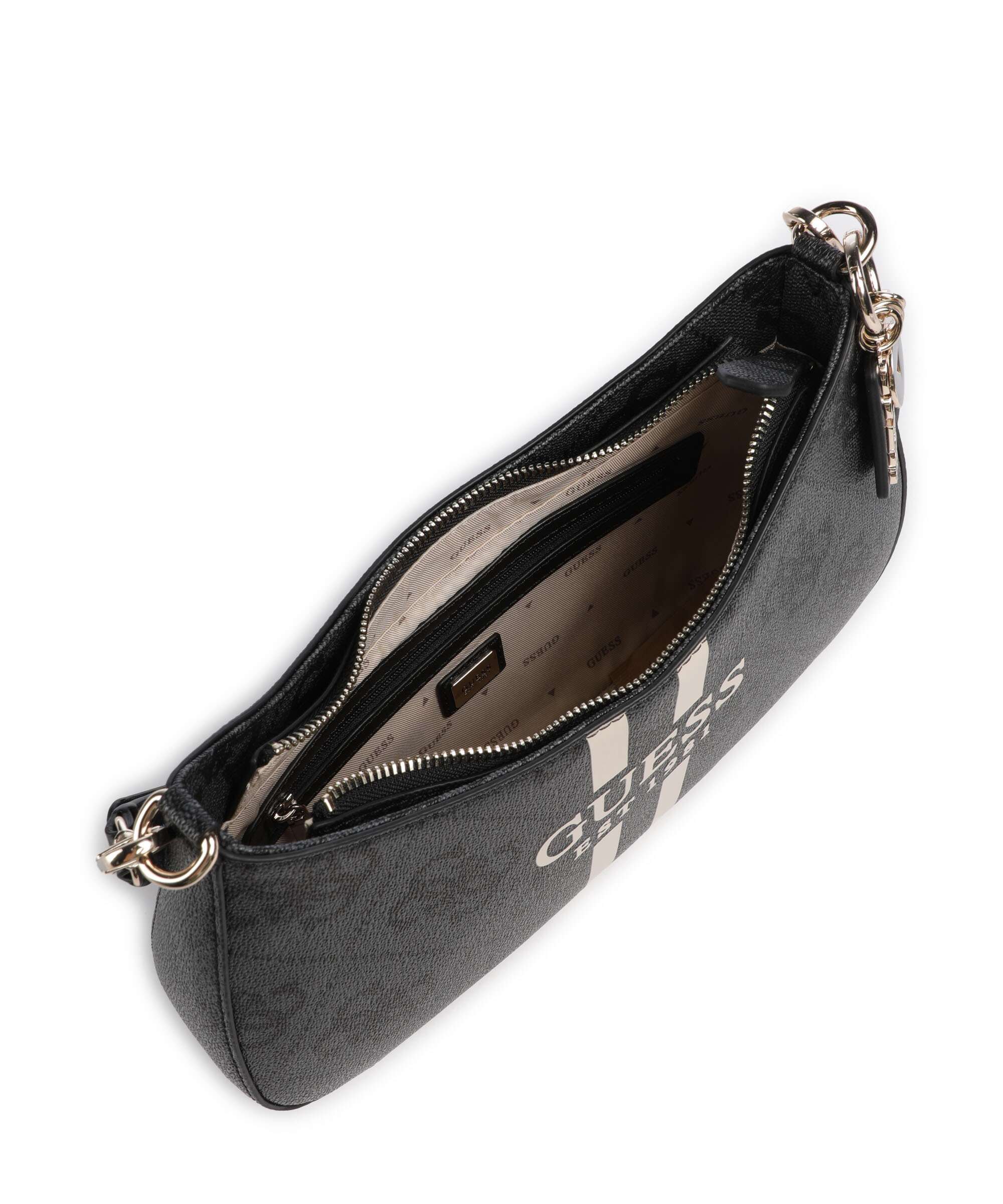 Guess Noelle 4G Logo Shoulder bag coal logo - Image 6