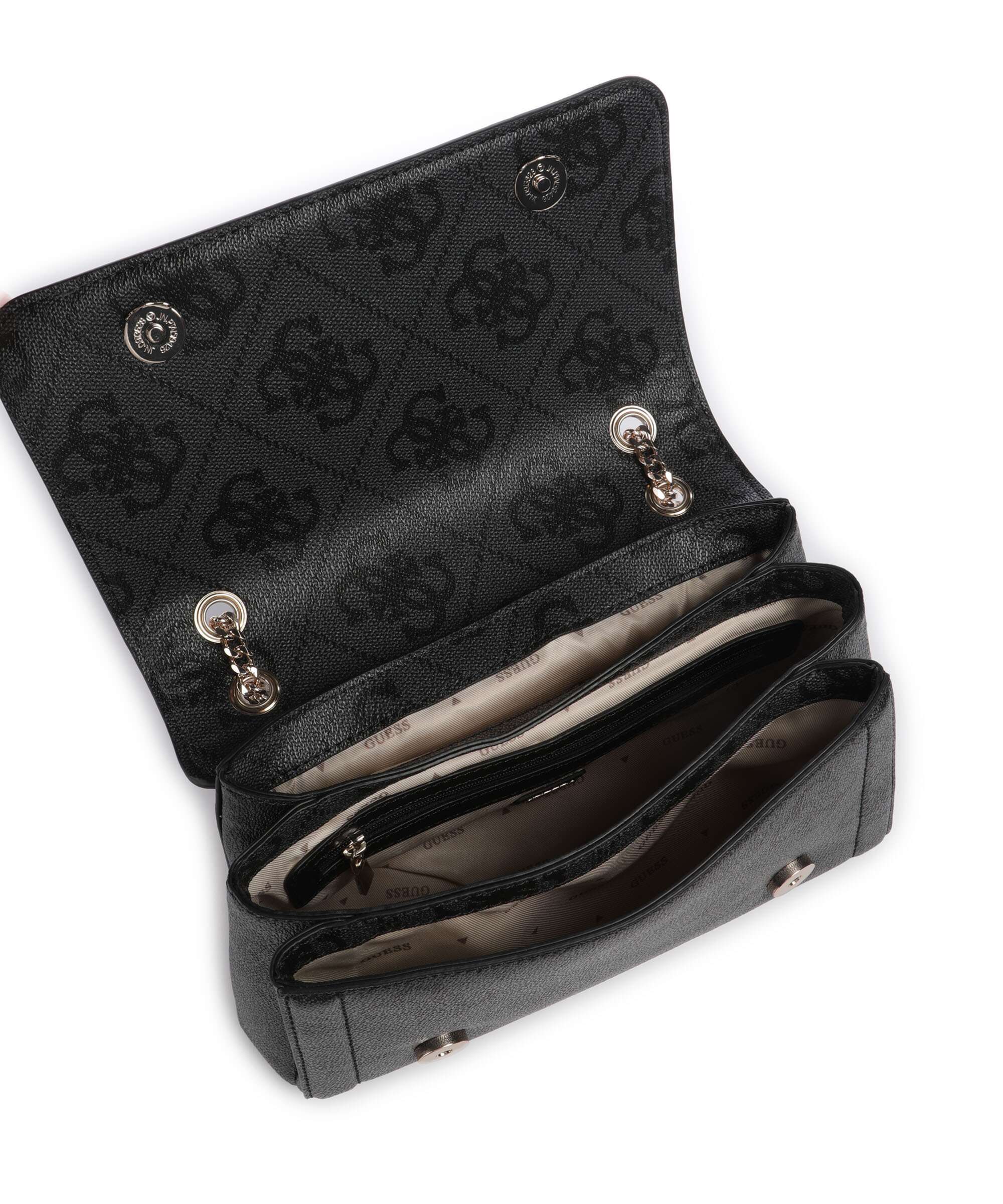 Guess Noelle 4G Logo Shoulder bag coal logo - Image 7