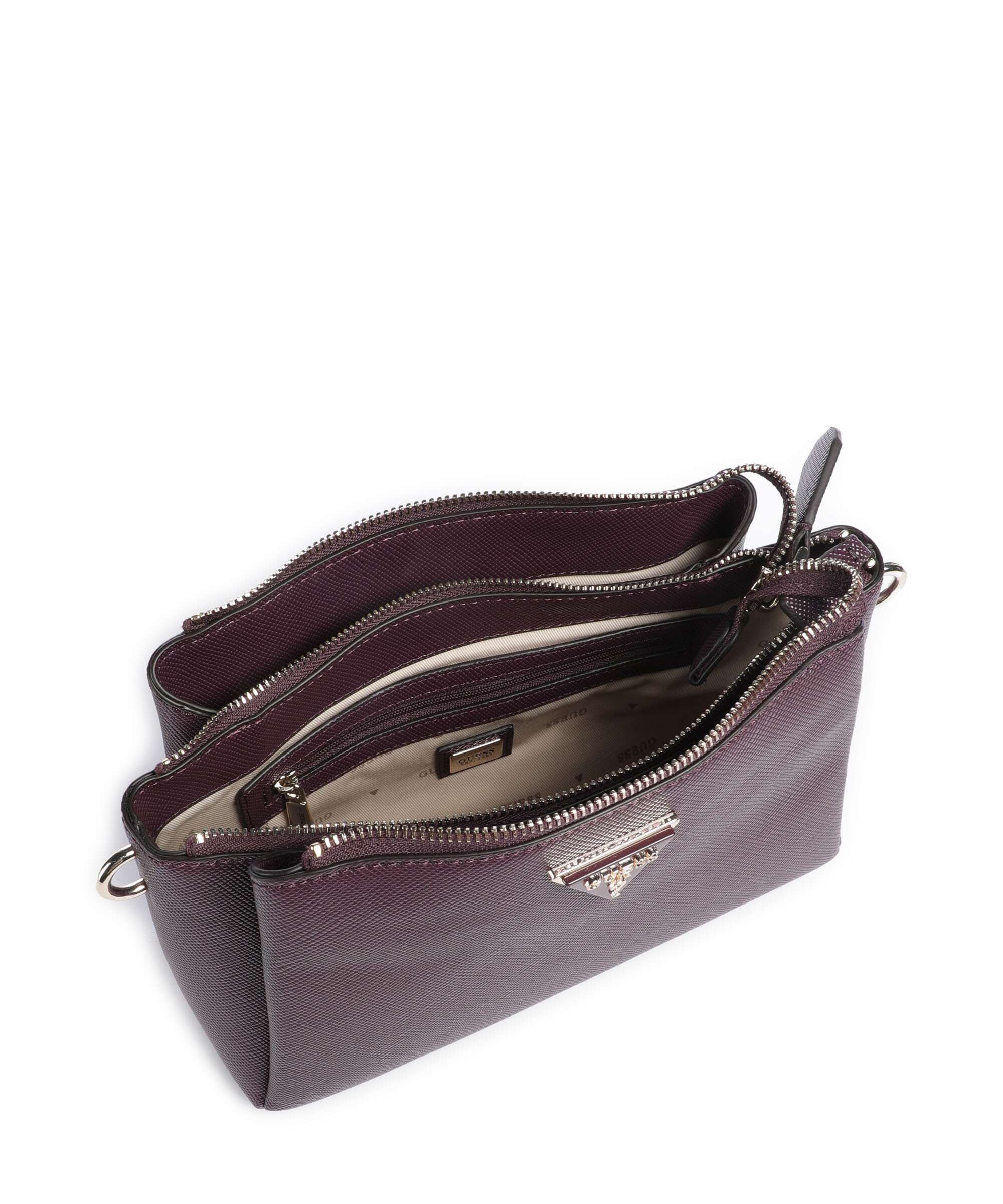 Guess Noelle Crossbody bag aubergine - Image 6