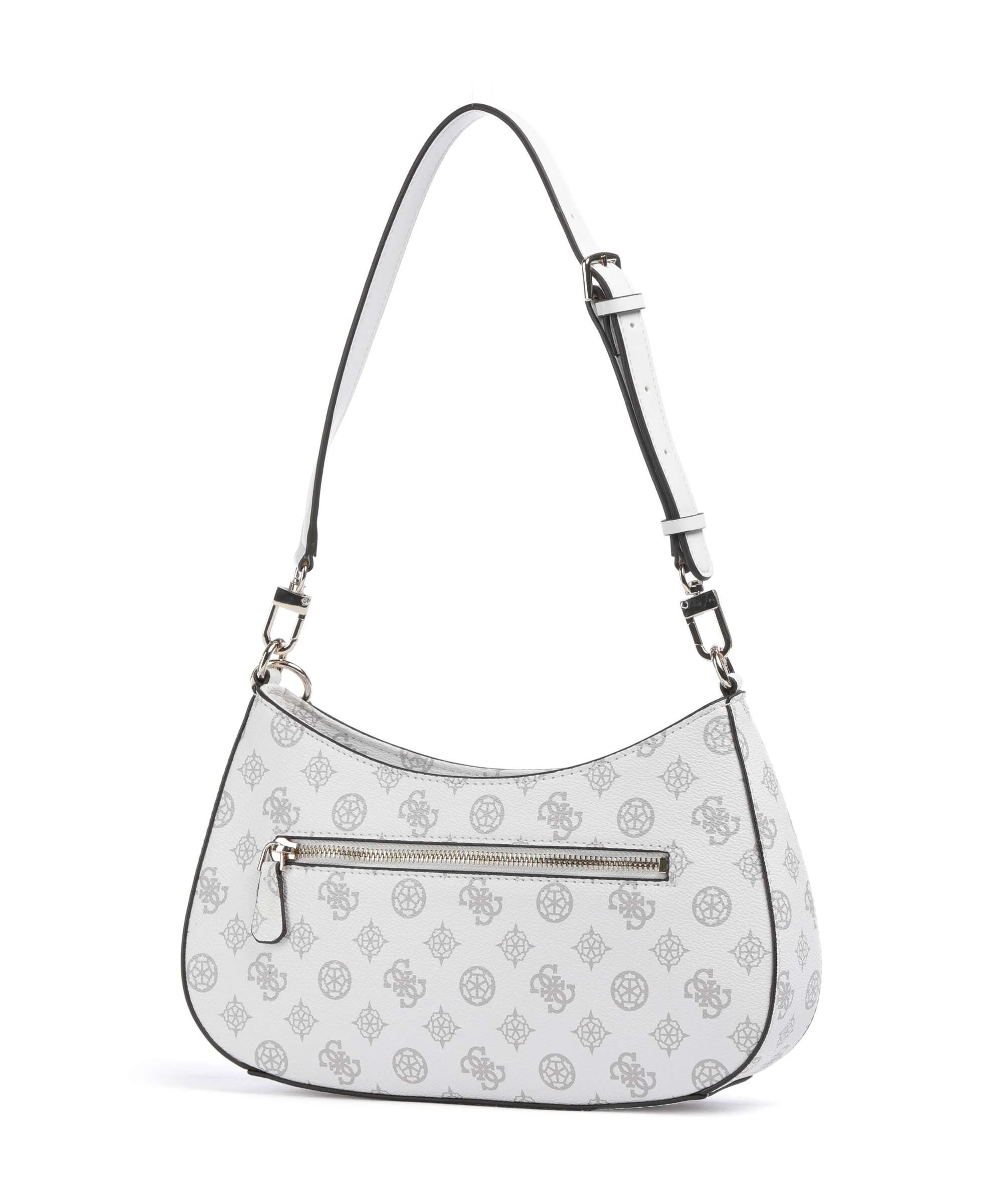 Guess Noelle Printed Peony Shoulder bag white logo - Image 2