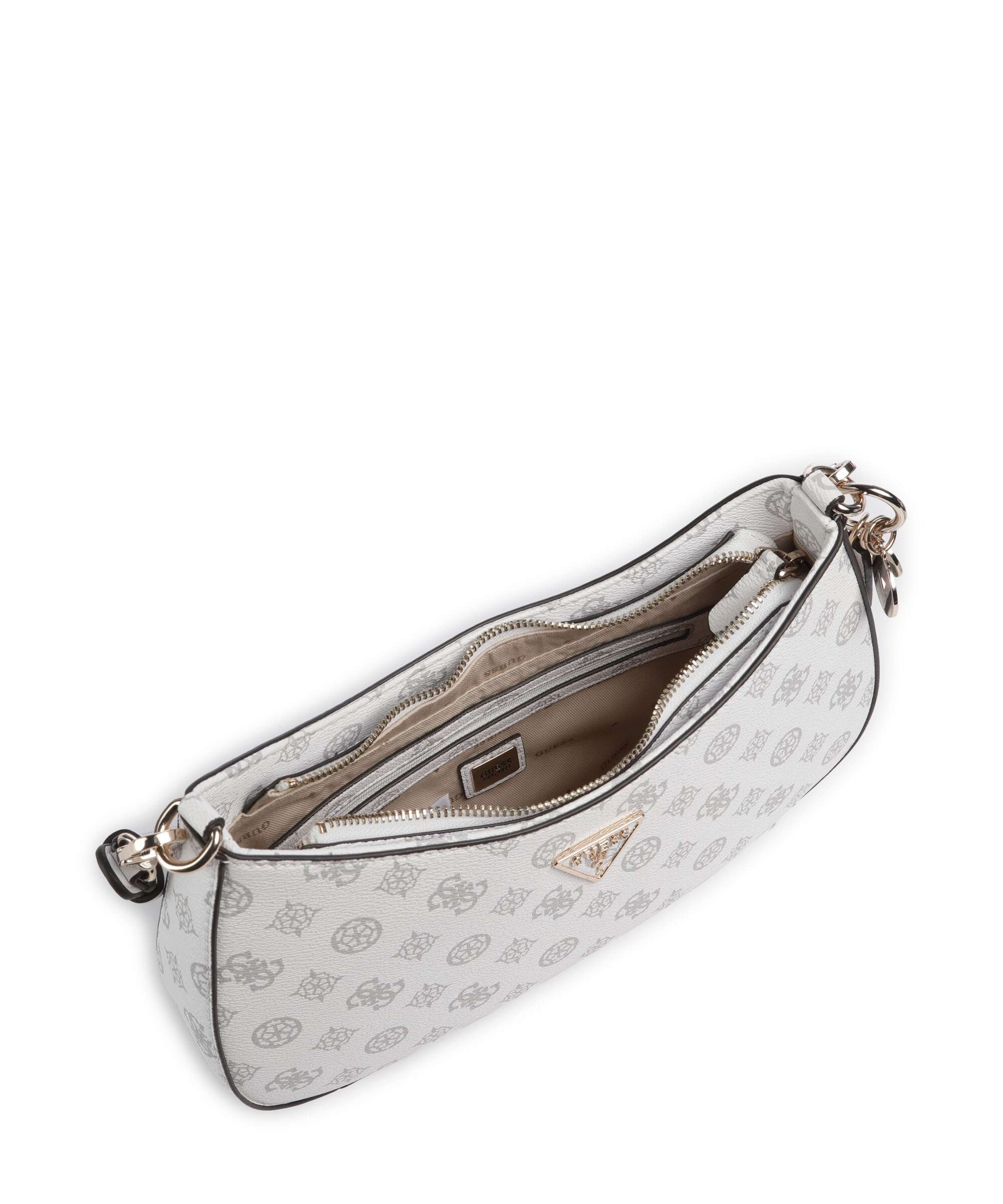 Guess Noelle Printed Peony Shoulder bag white logo - Image 6