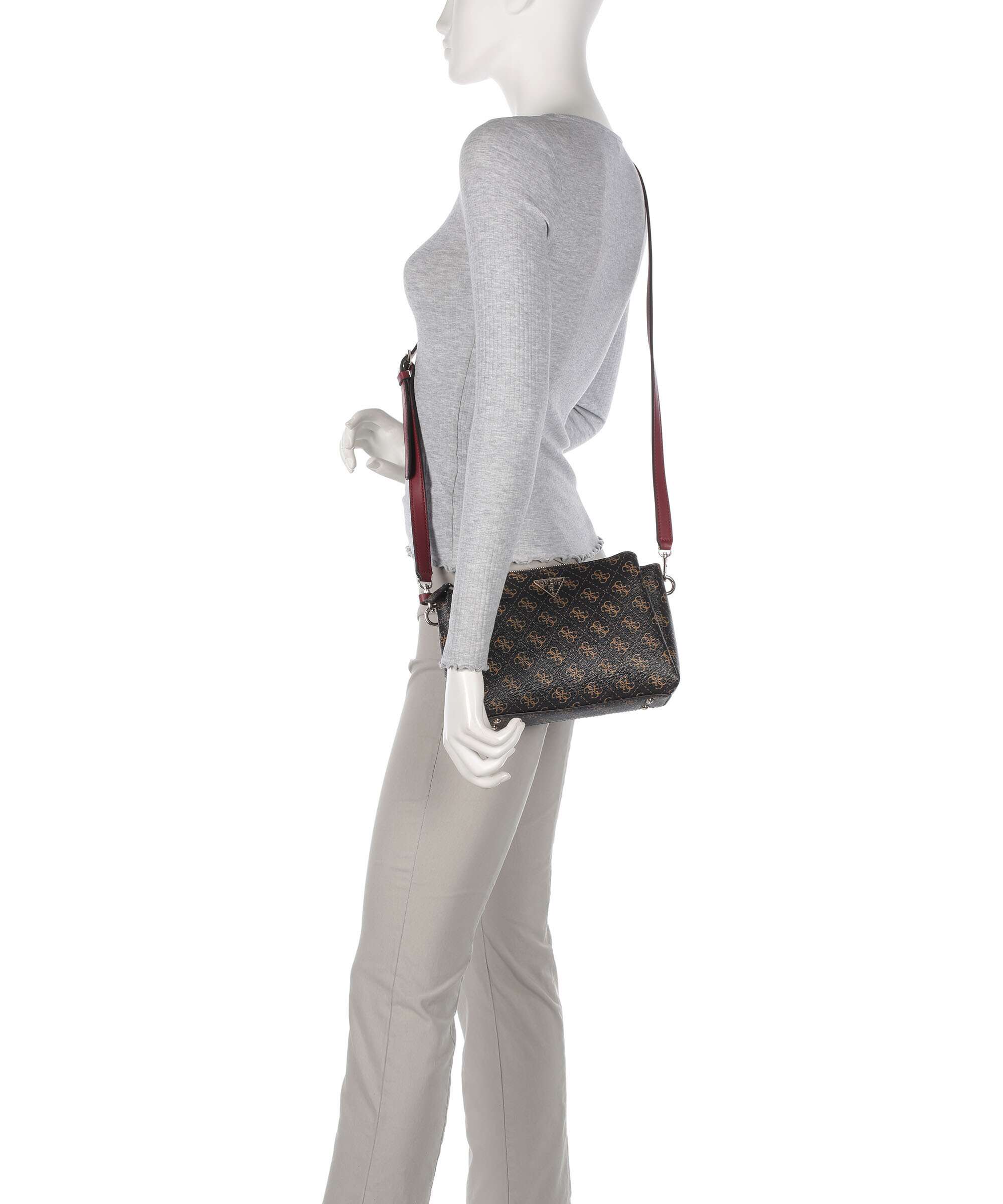 Guess Noelle Q Logo Crossbody bag brown - Image 3