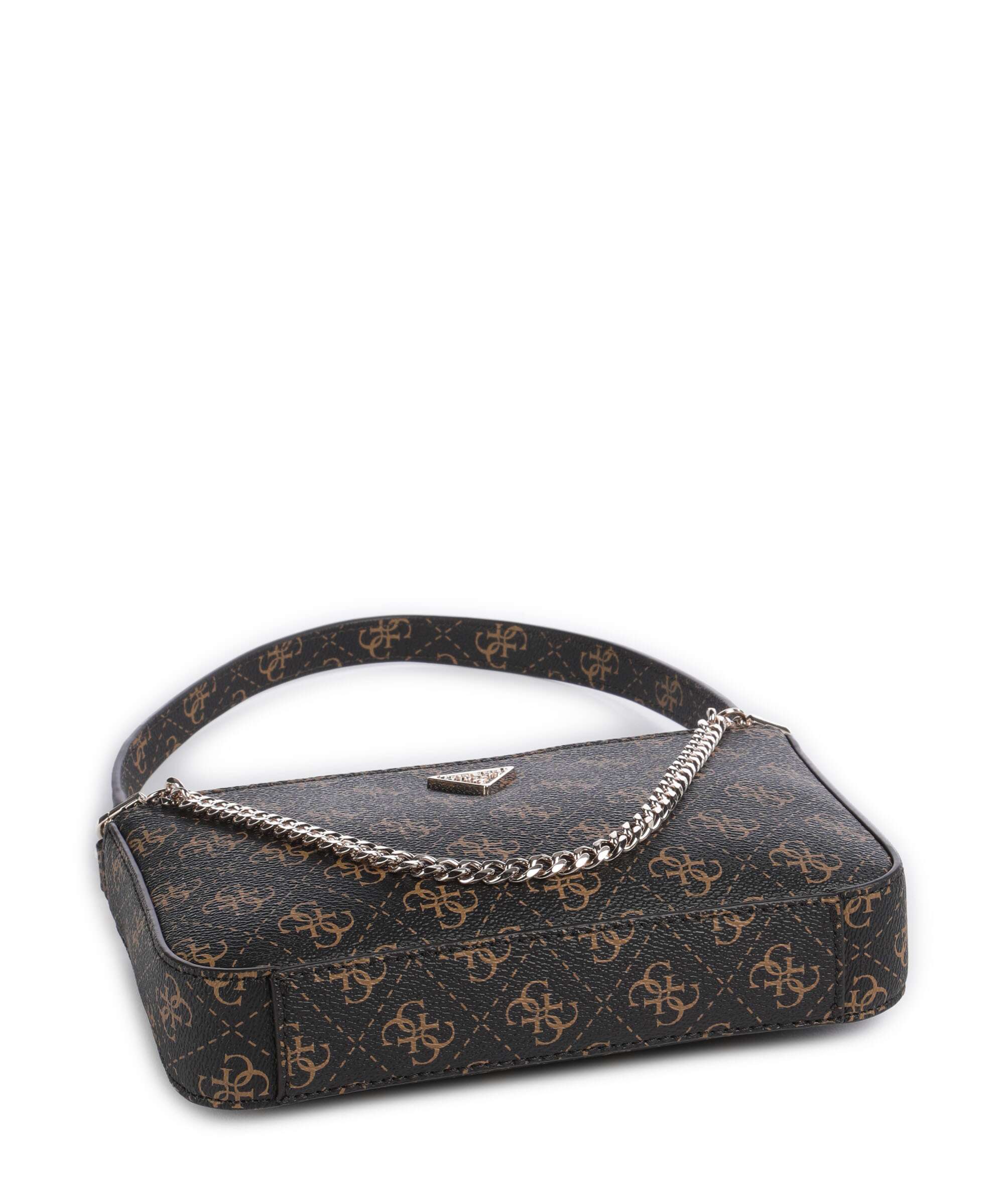 Guess Noelle Q Logo Shoulder bag brown logo - Image 5