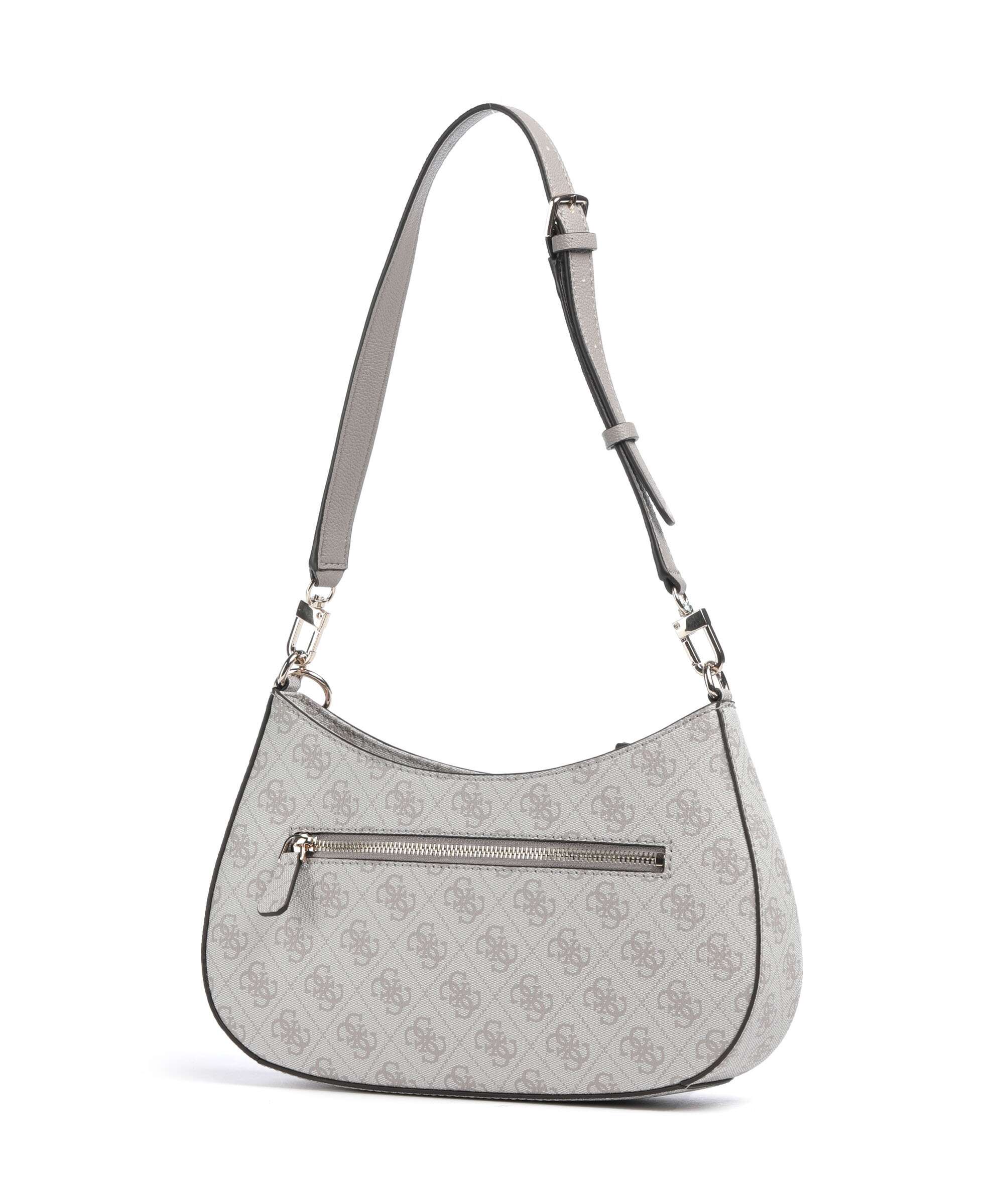 Guess Noelle Shoulder bag dark taupe logo - Image 2