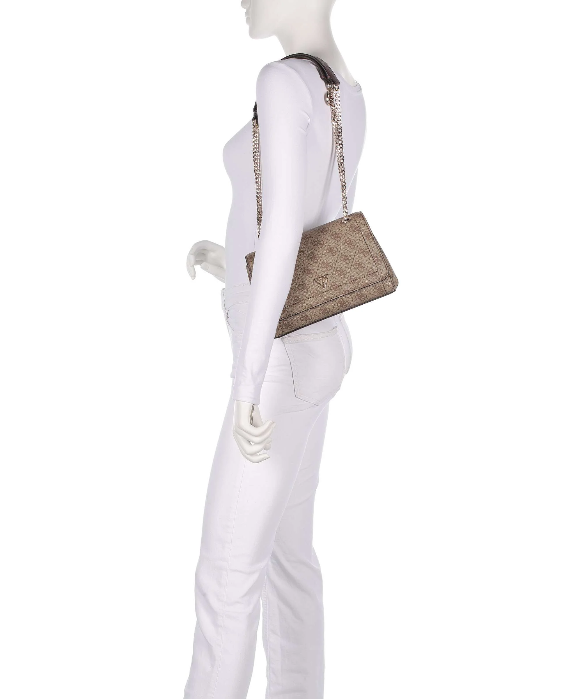 Guess Noelle Shoulder bag latte logo/brown - Image 3