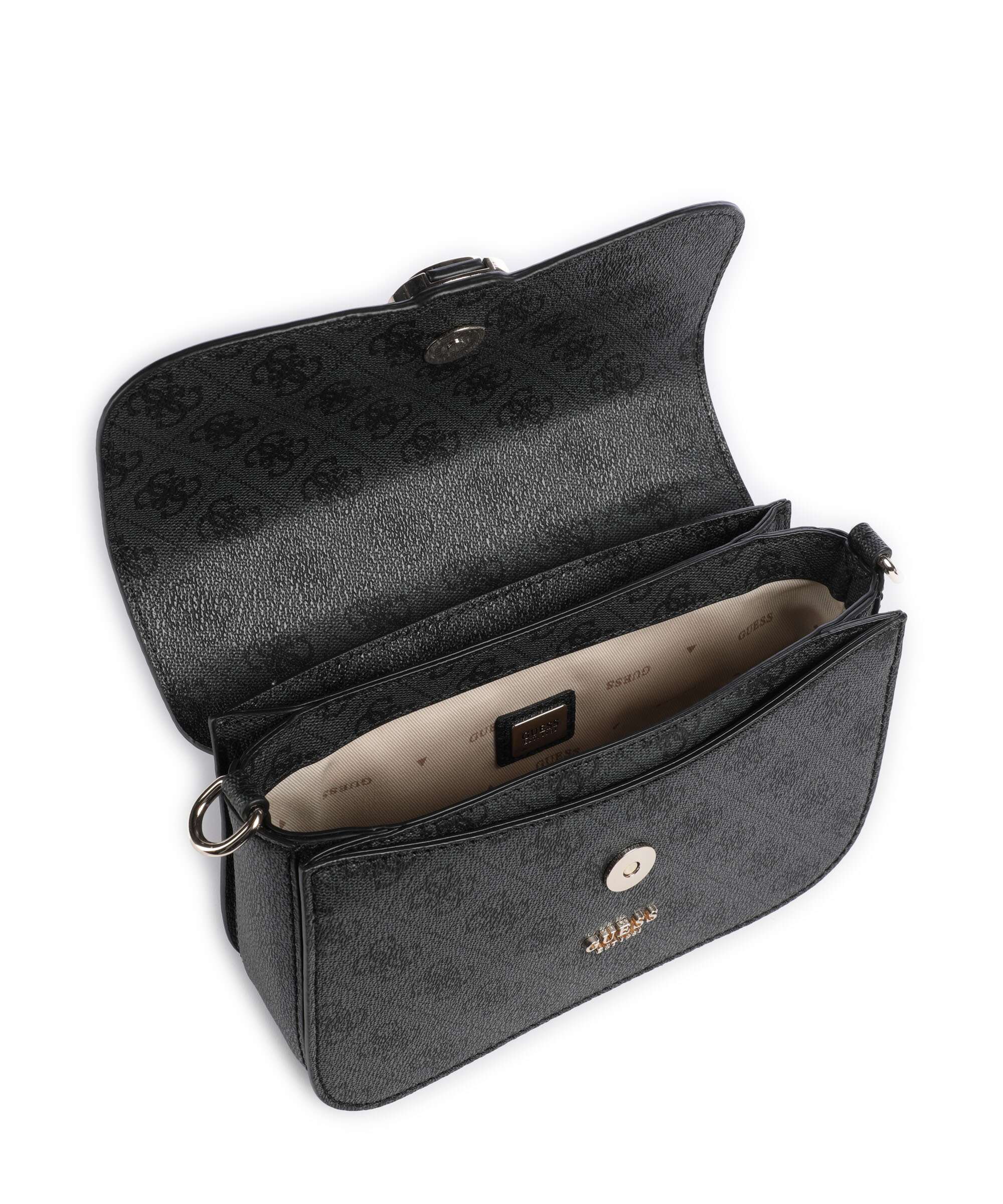 Guess Orlina 4G Logo Crossbody bag coal logo - Image 6