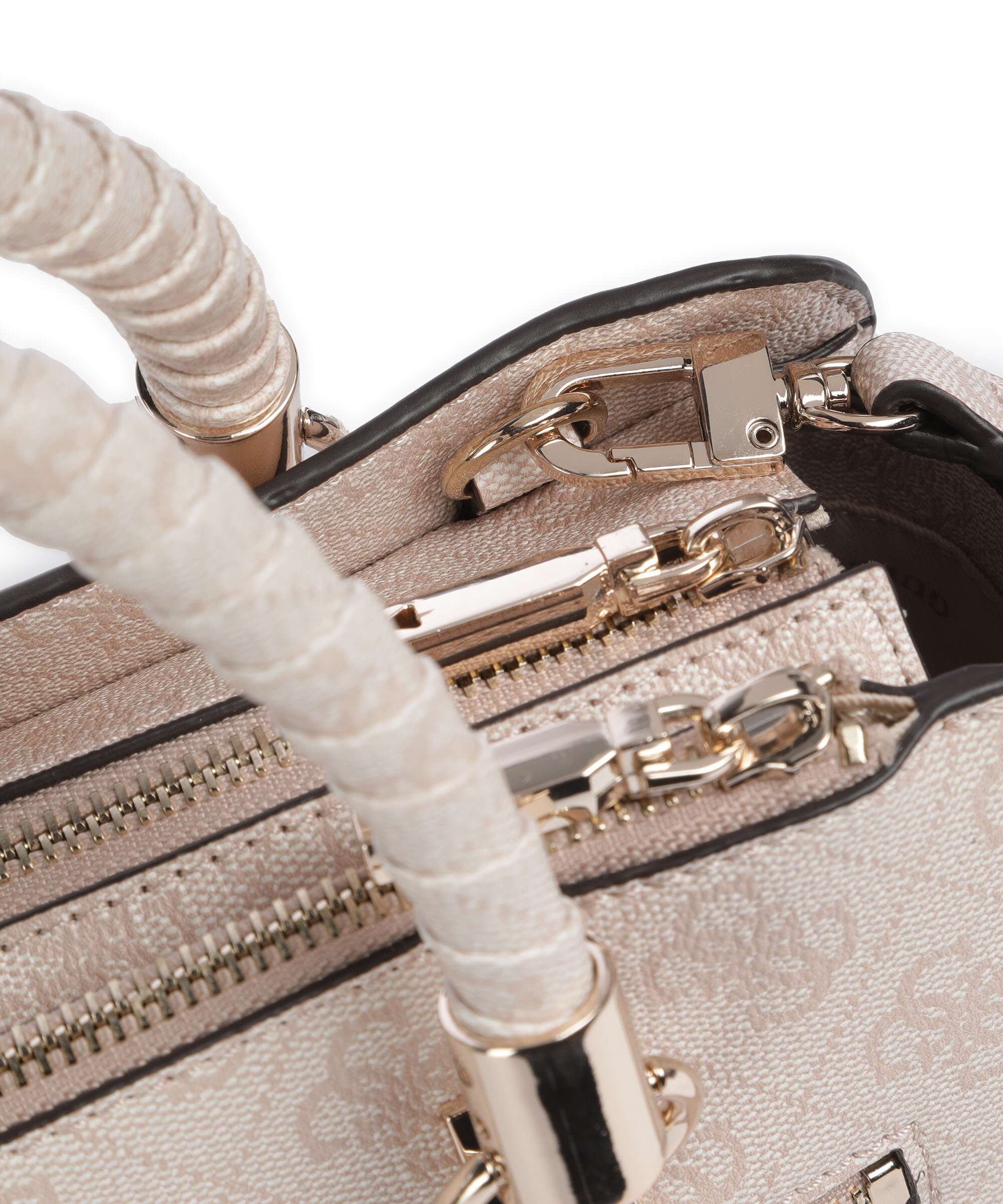 Guess Orlina 4G Logo Handbag sand logo - Image 4
