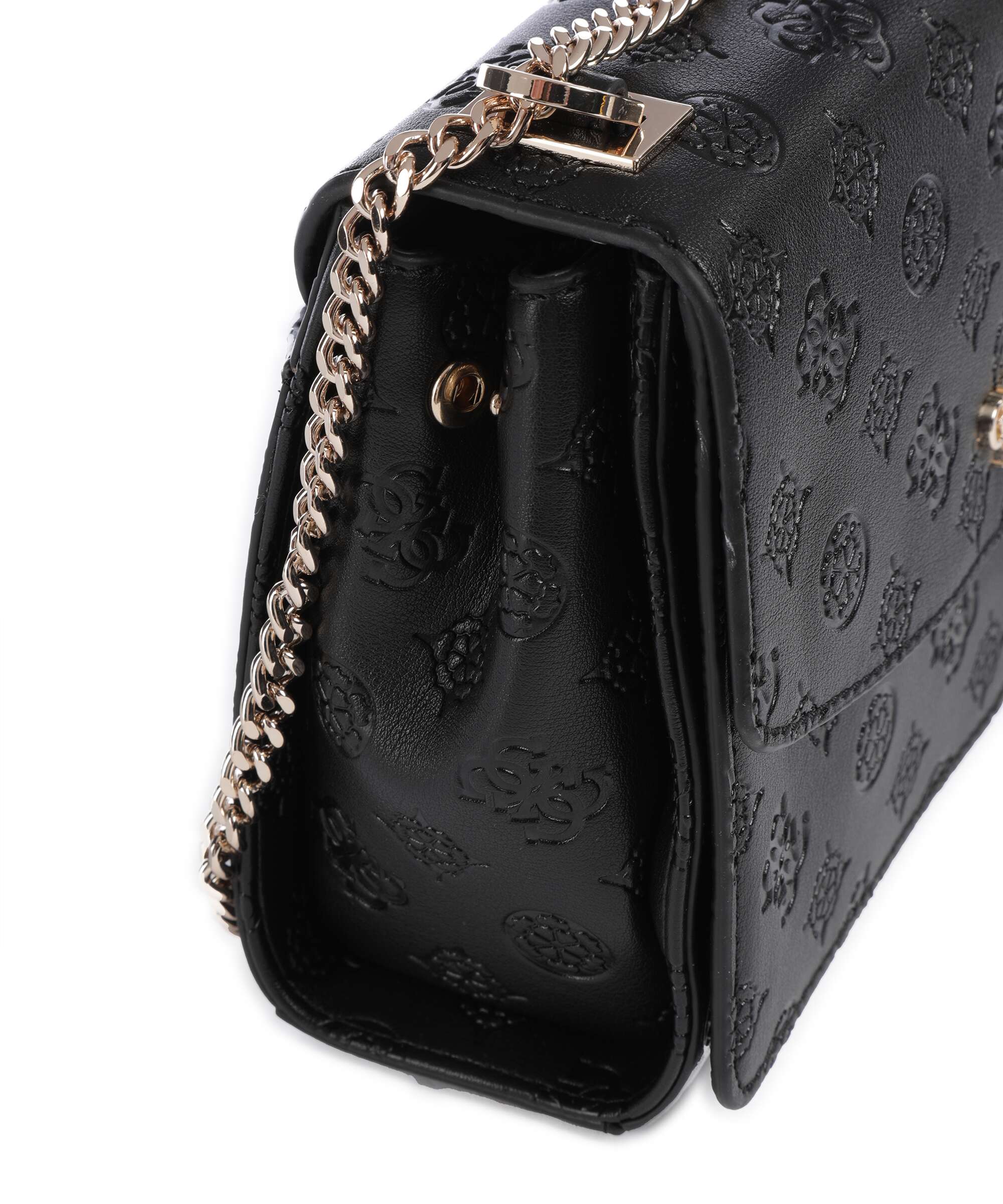 Guess Phoebe Peony Debossed Shoulder bag black logo - Image 5