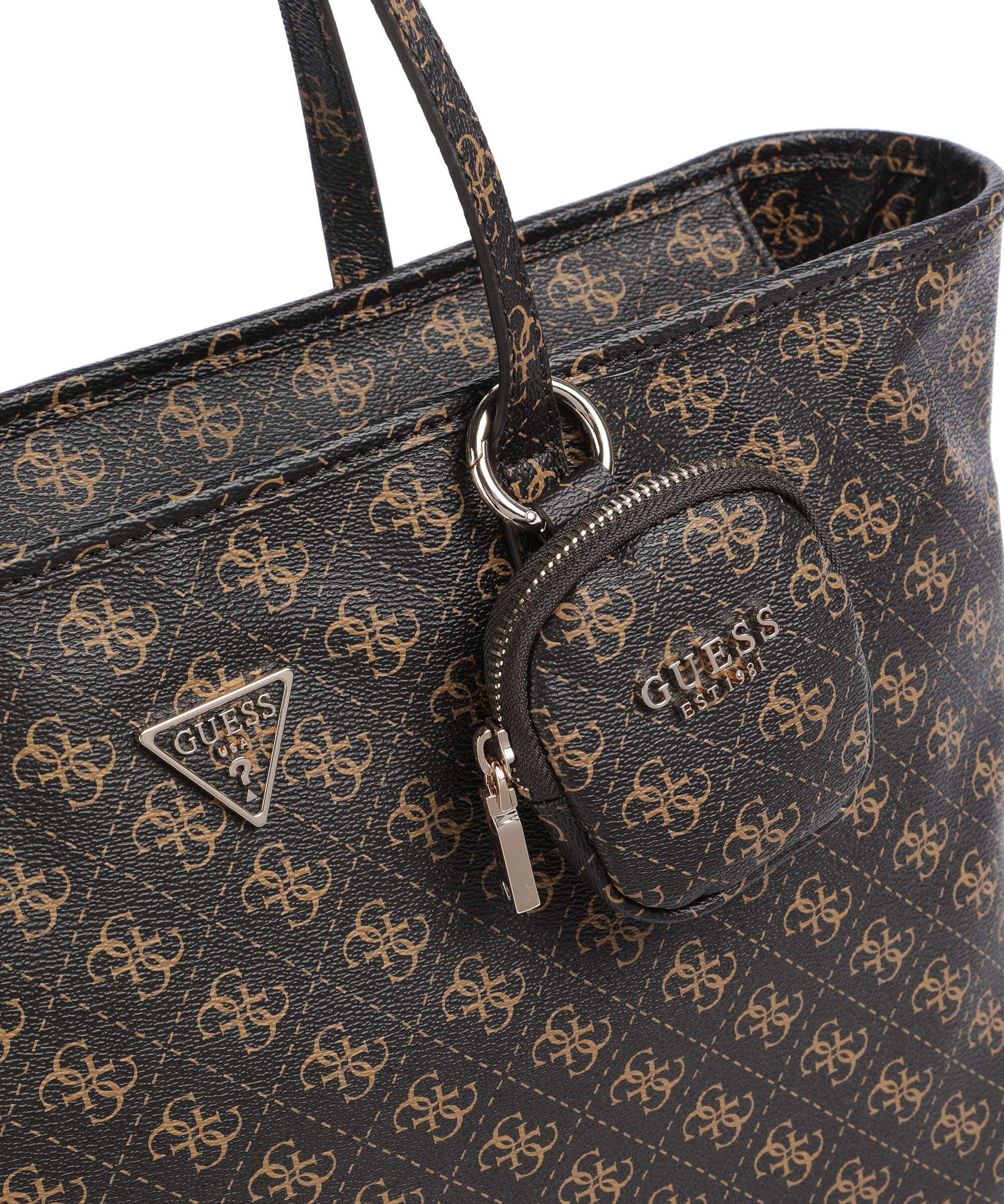 Guess Power Play Tote bag brown logo - Image 6
