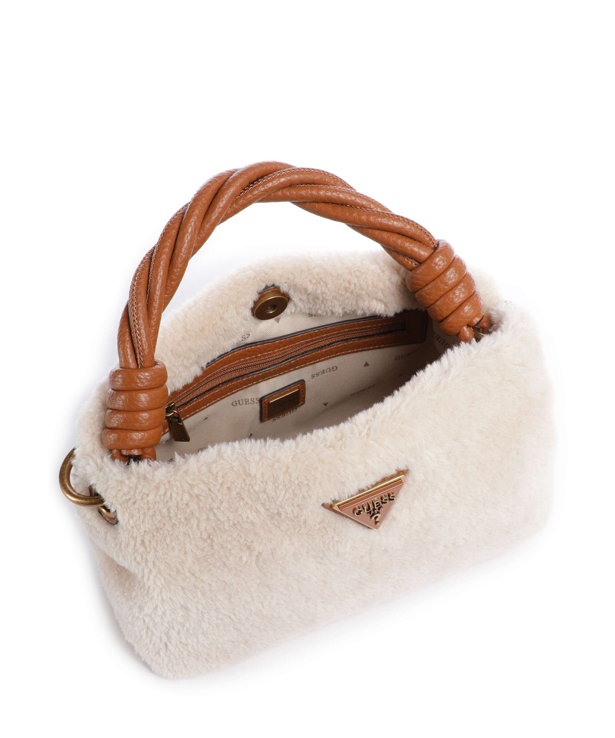 Guess Shaida Handbag natural/cognac - Image 6