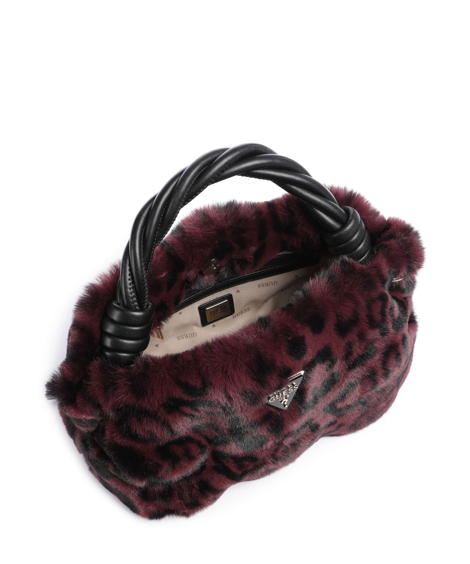 Guess Shaida Handbag wine leo - Image 6