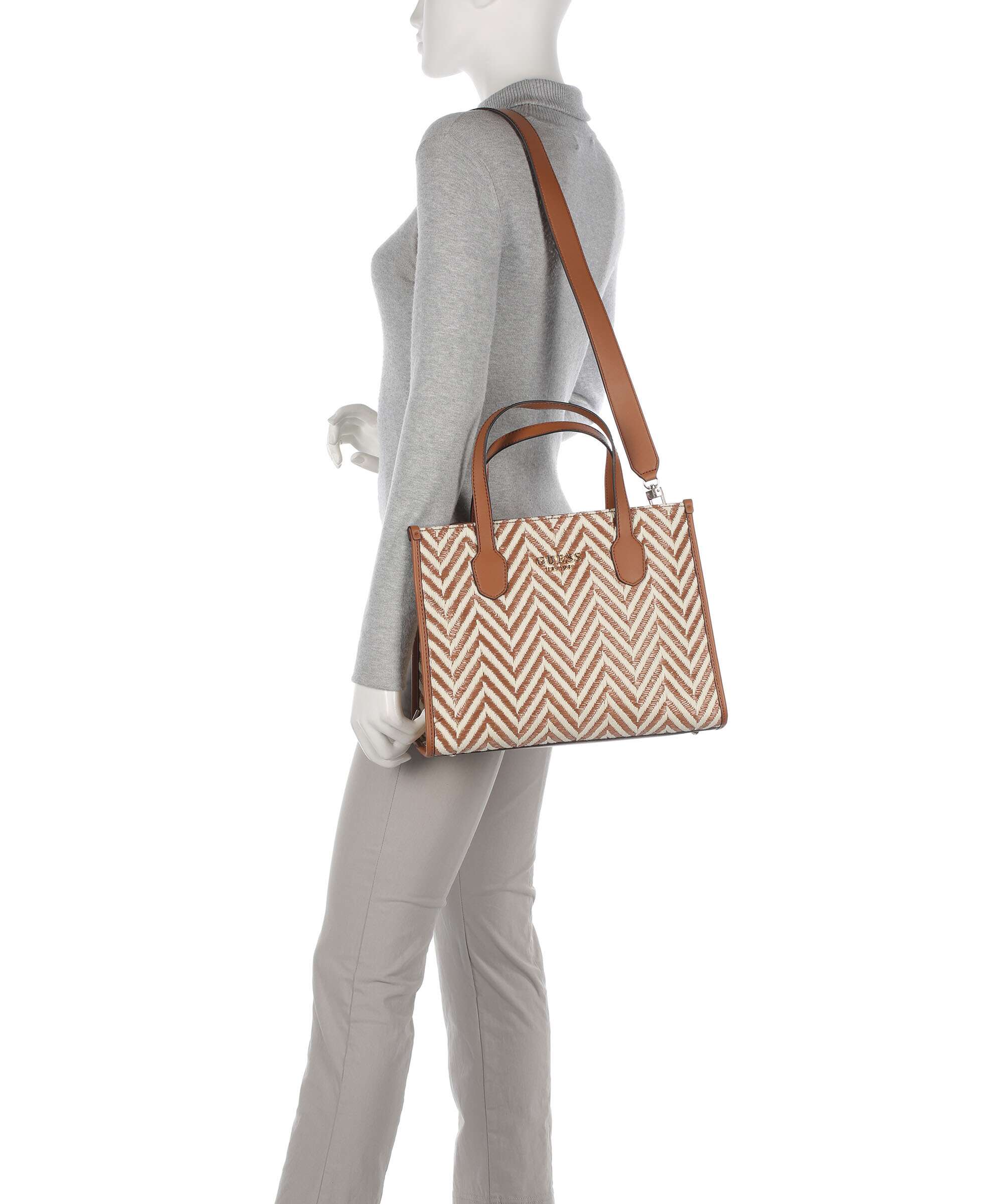 Guess Silvana Handbag cognac - Image 4