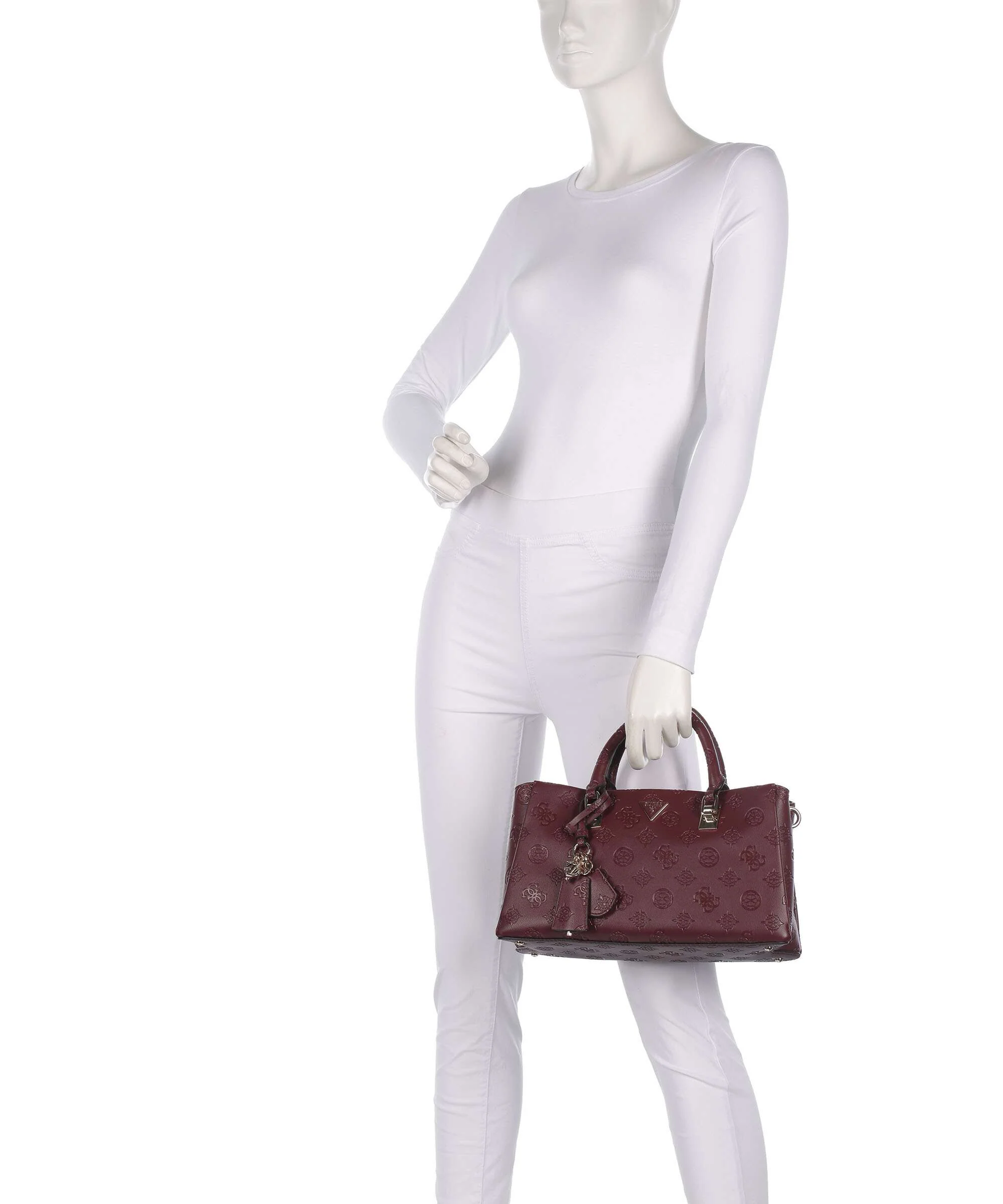 Guess Tisha Handbag wine logo - Image 3