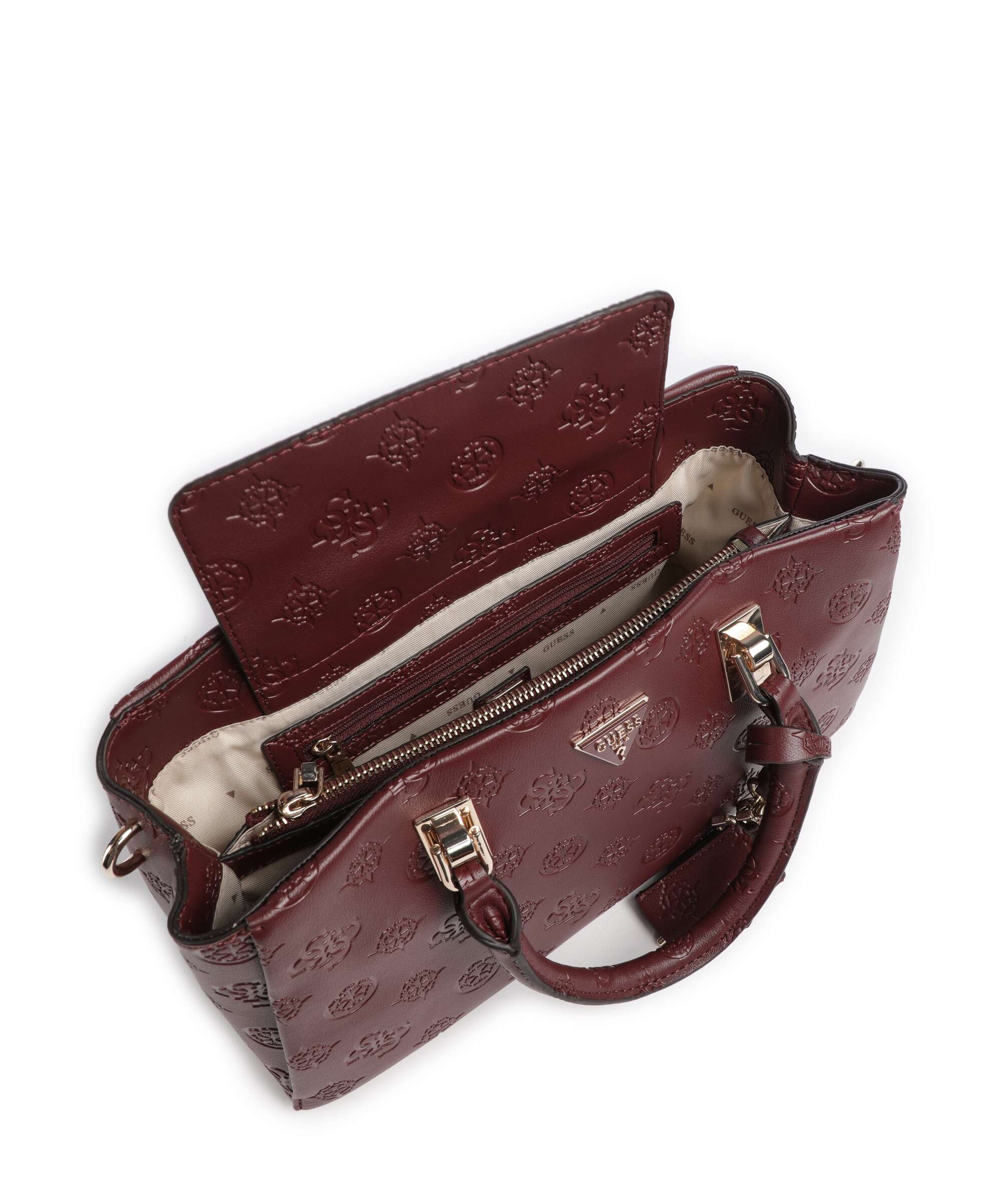 Guess Tisha Handbag wine logo - Image 6