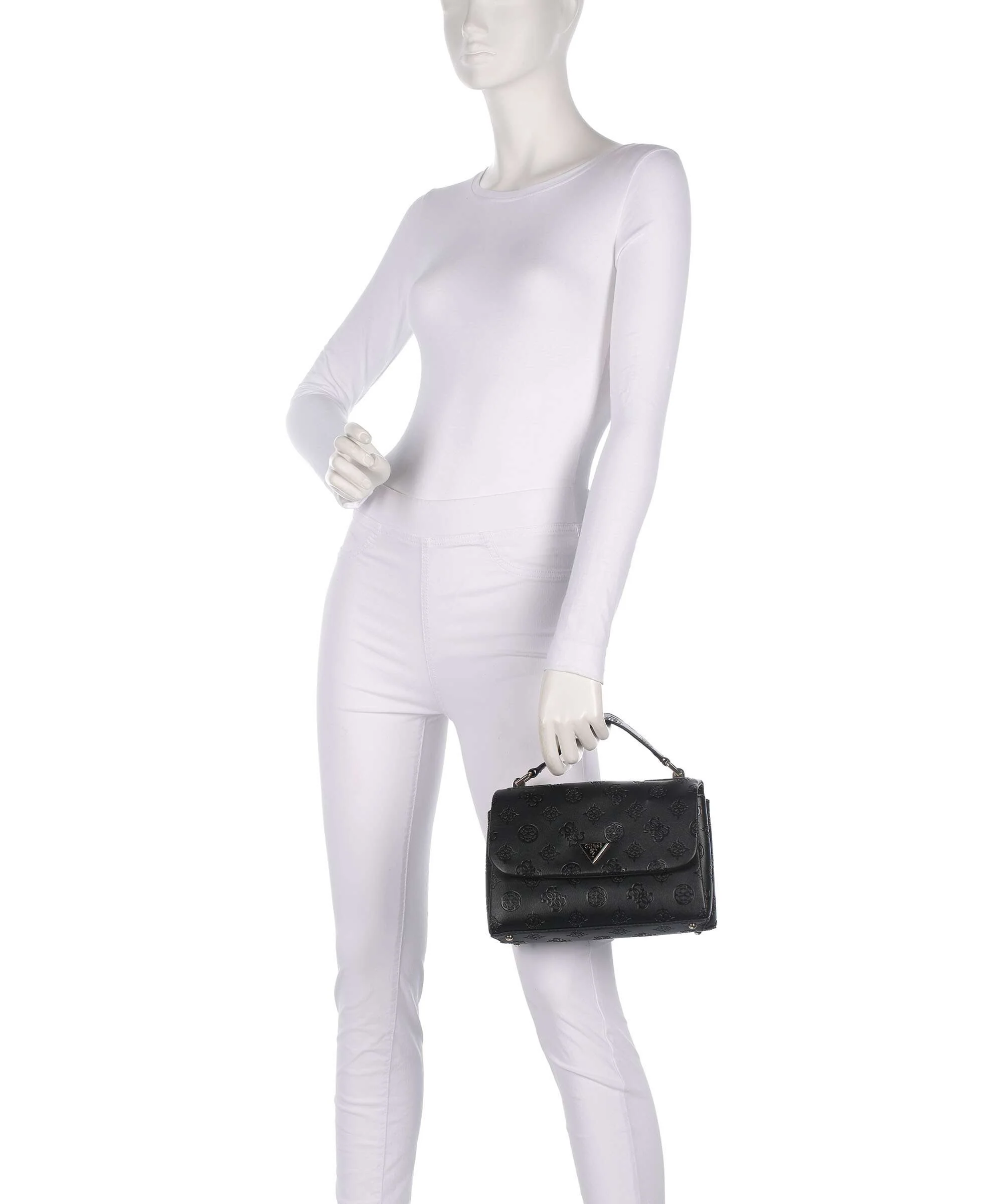 Guess Tisha Handbag black logo - Image 3