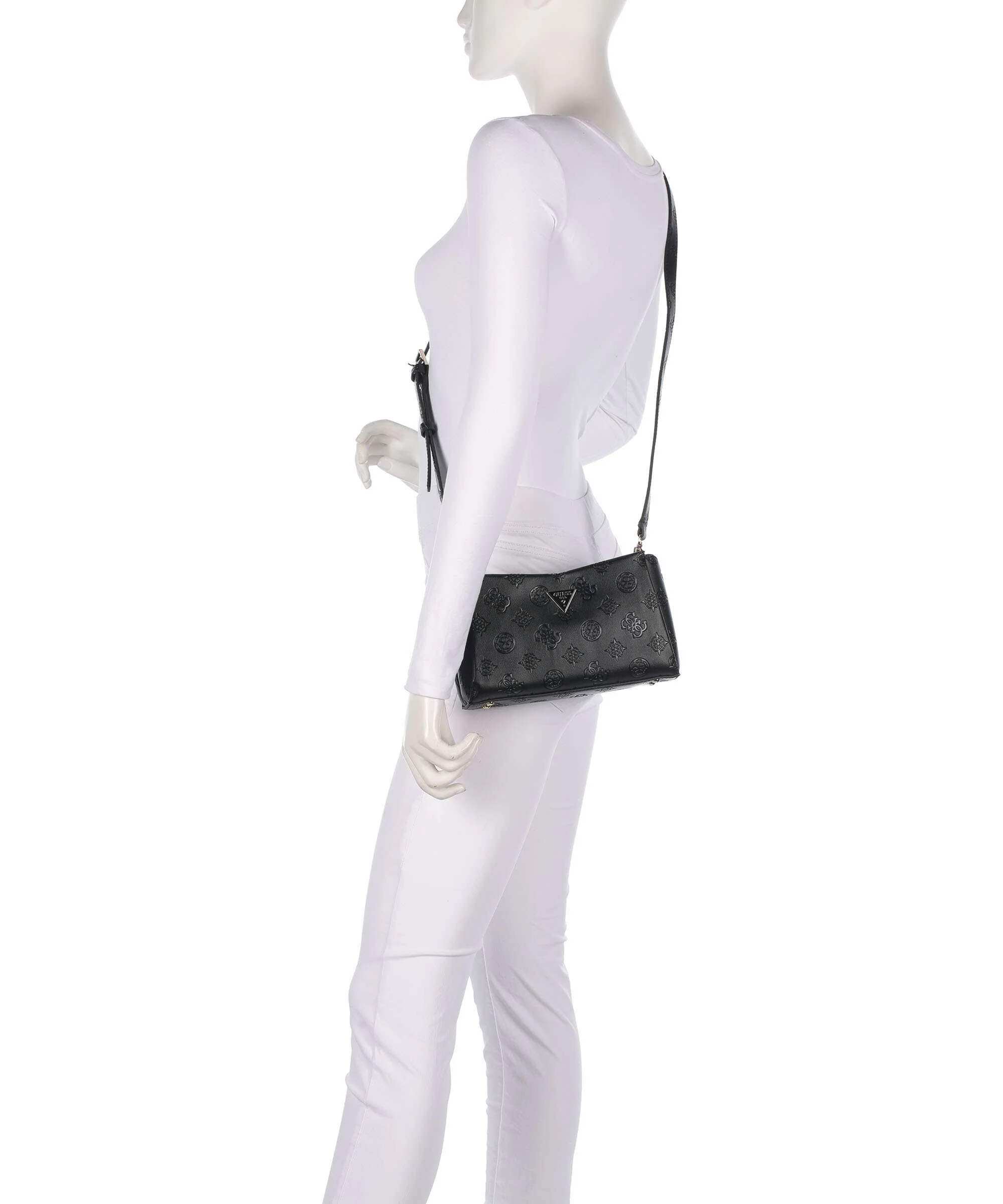Guess Tisha Shoulder bag black logo - Image 4