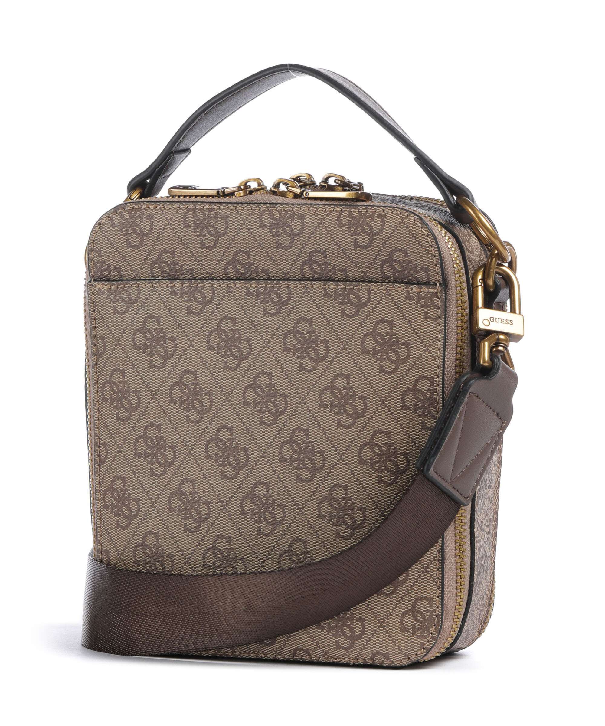 Guess Torino 4G Eco Crossbody bag beige/brown - Image 2