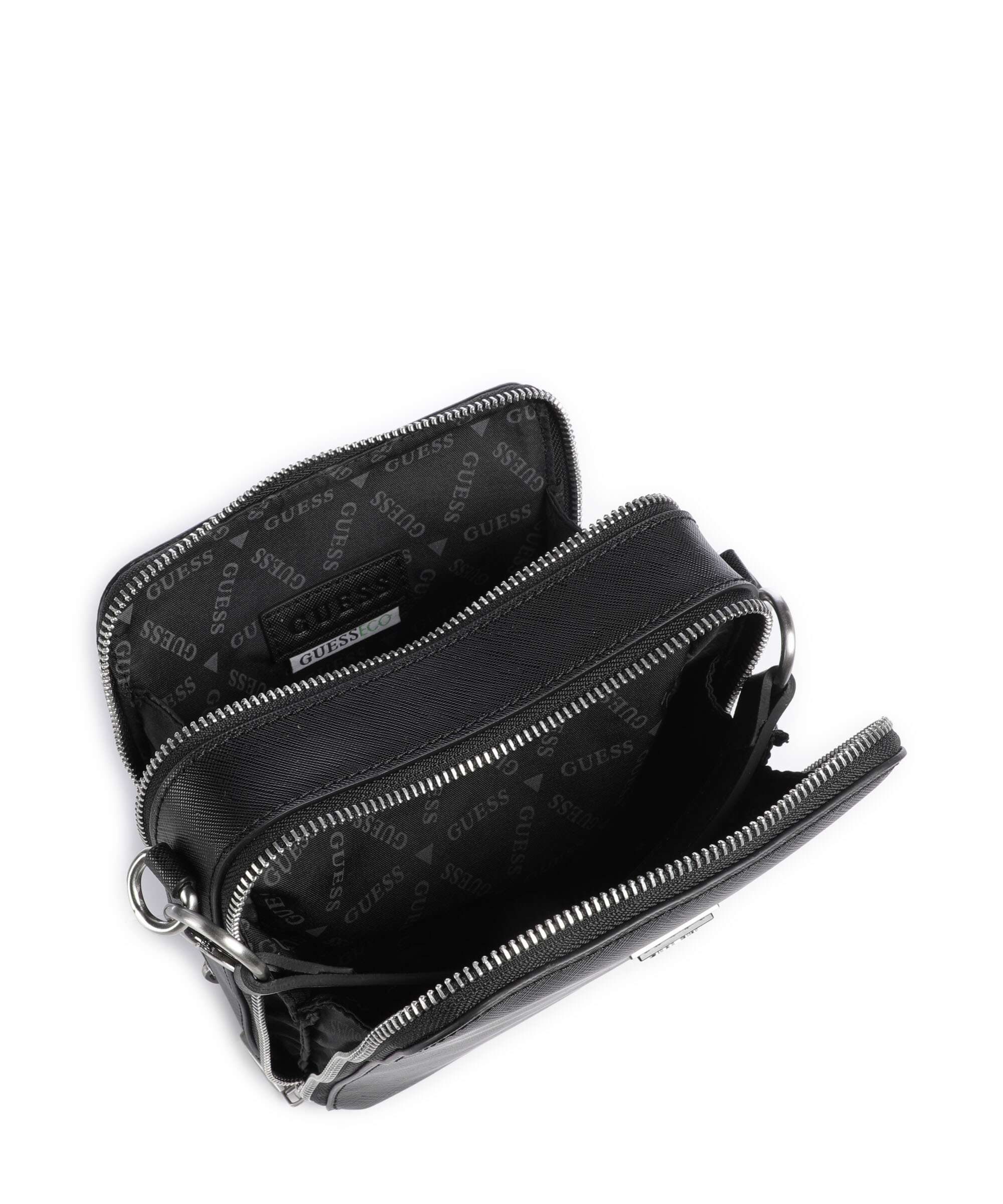 Guess Torino Eco Crossbody bag black - Image 6
