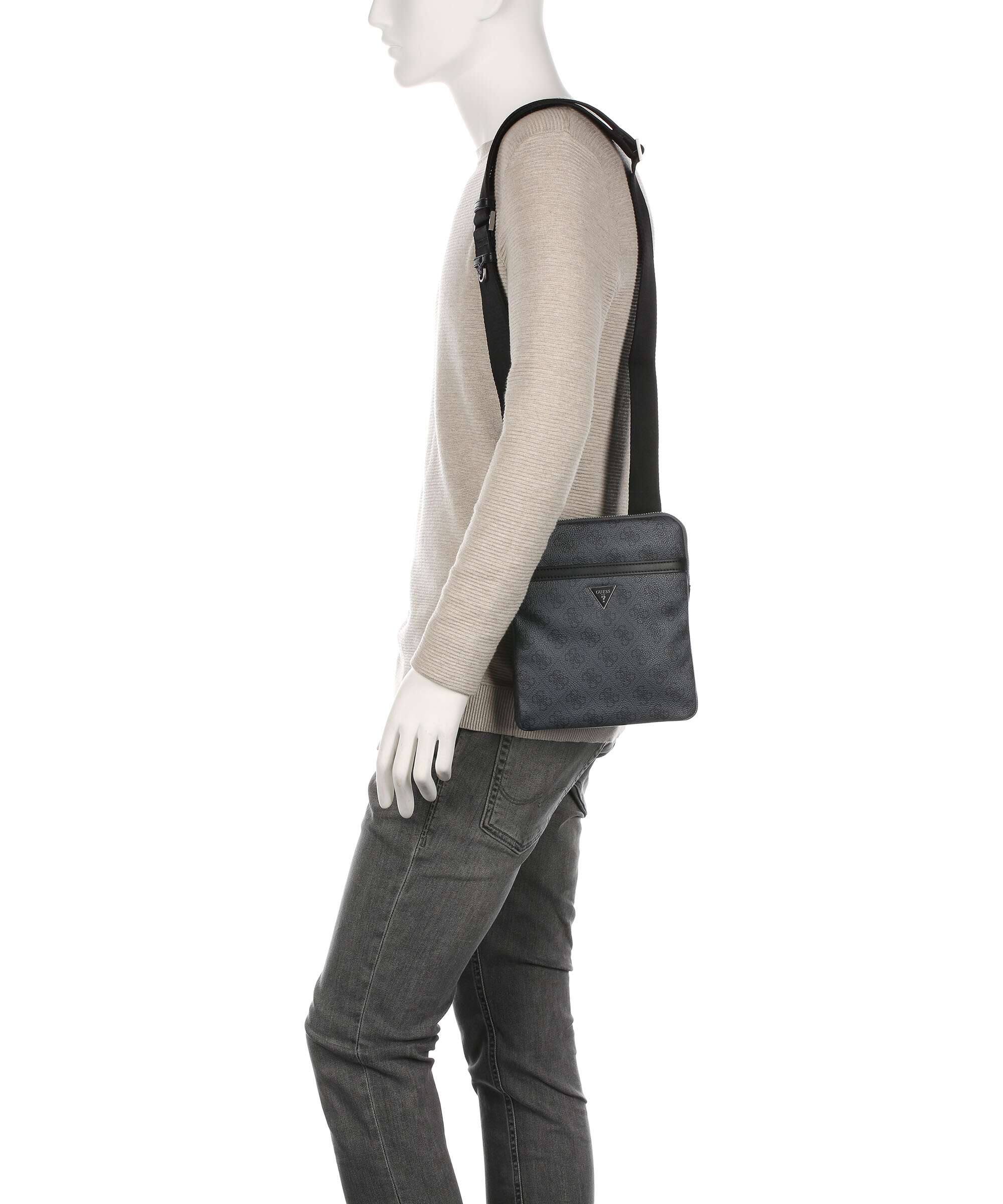 Guess Vezzola Crossbody bag black - Image 3