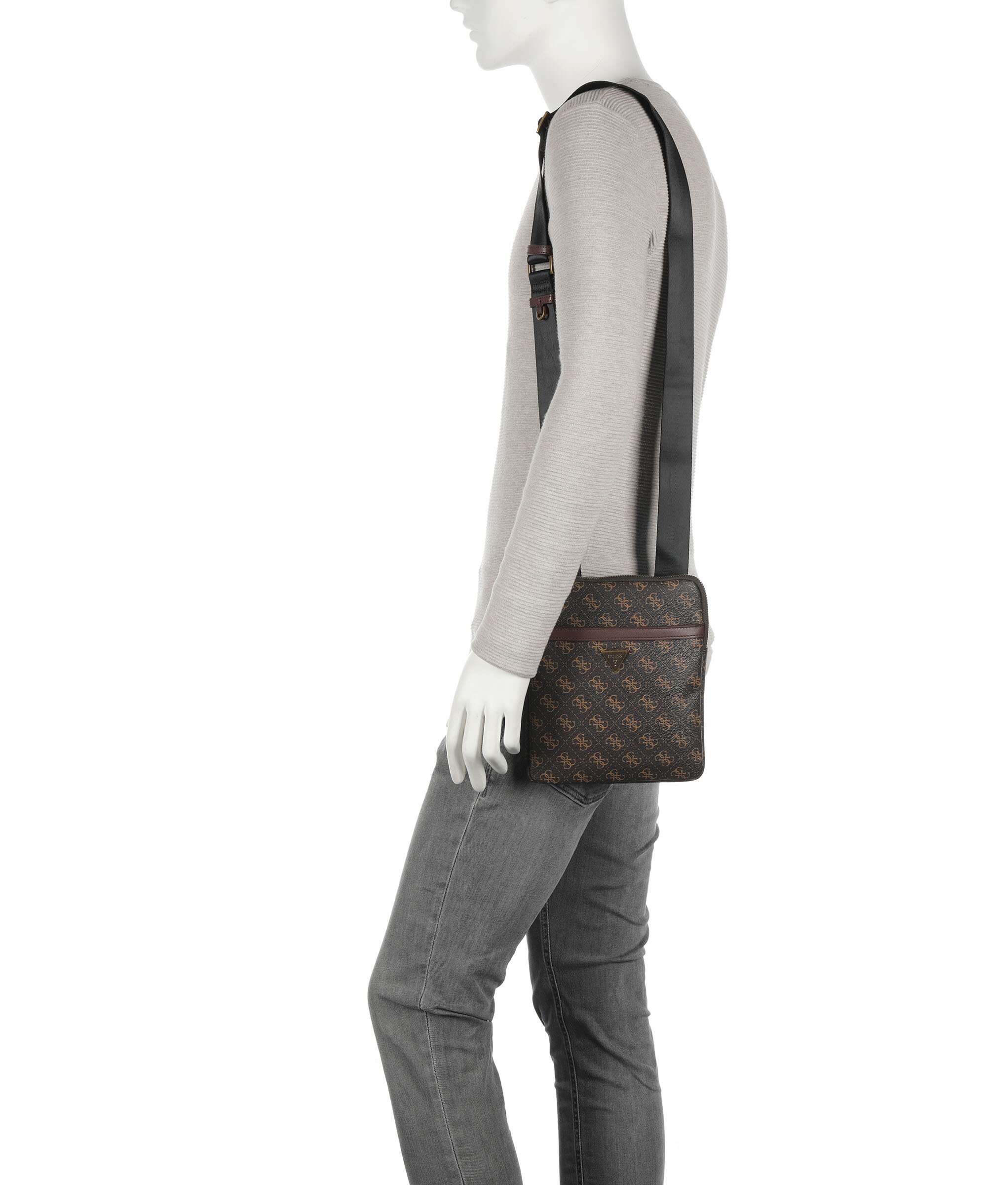 Guess Vezzola Crossbody bag brown/ochre - Image 3