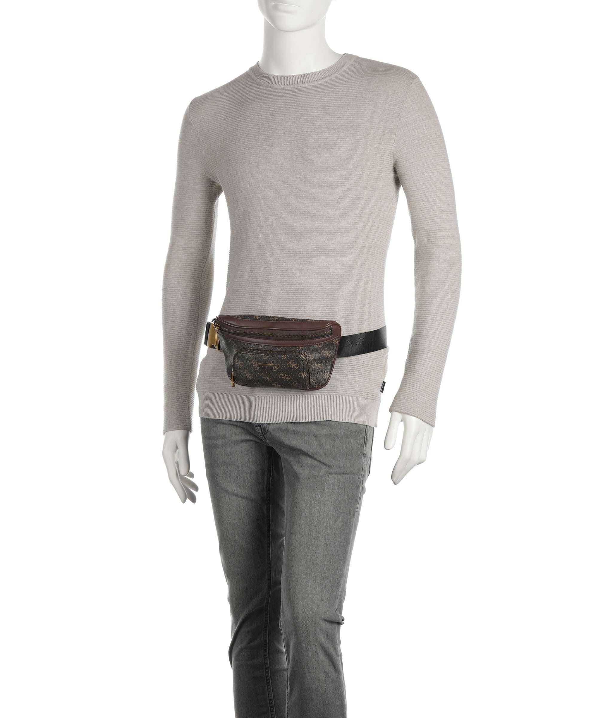 Guess Vezzola Eco Belt bag brown/ochre - Image 3