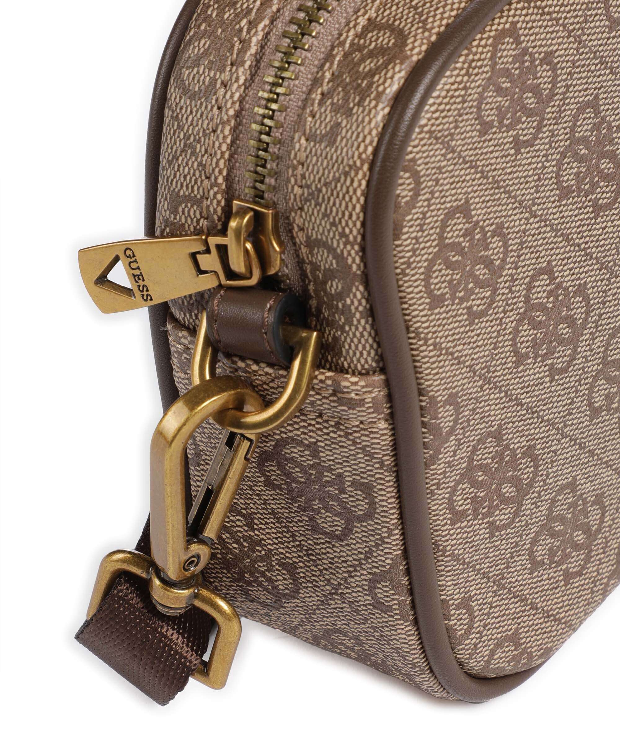 Guess Vezzola Eco Crossbody bag beige/brown - Image 4