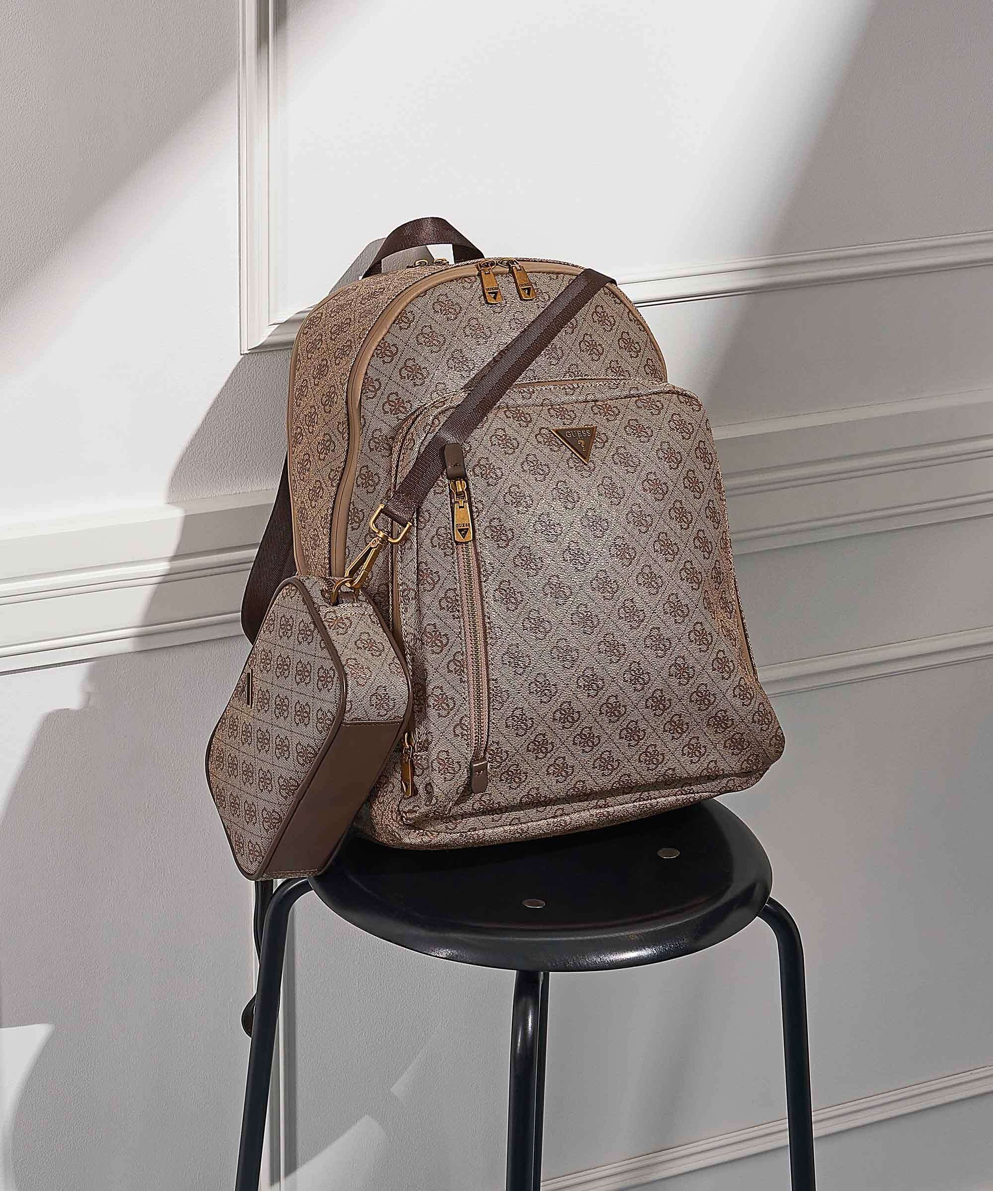 Guess Vezzola Eco Crossbody bag beige/brown - Image 7