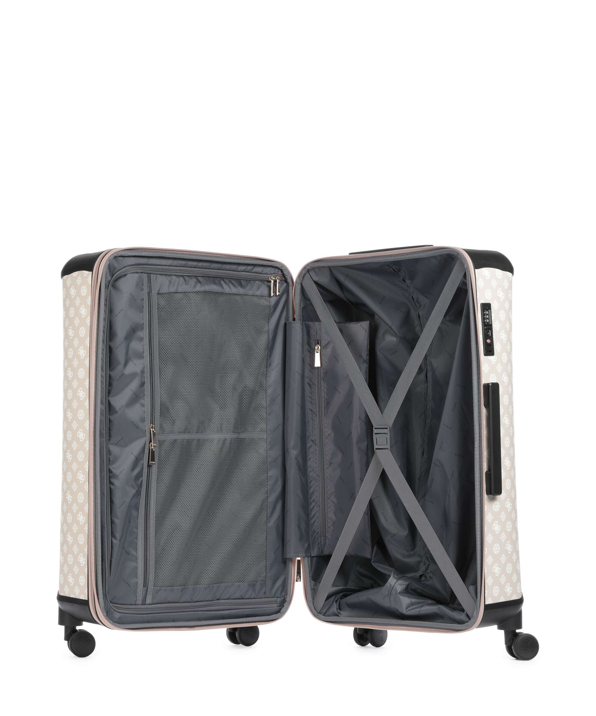 Guess Wilder Spinner (4 wheels) beige/white - Image 6