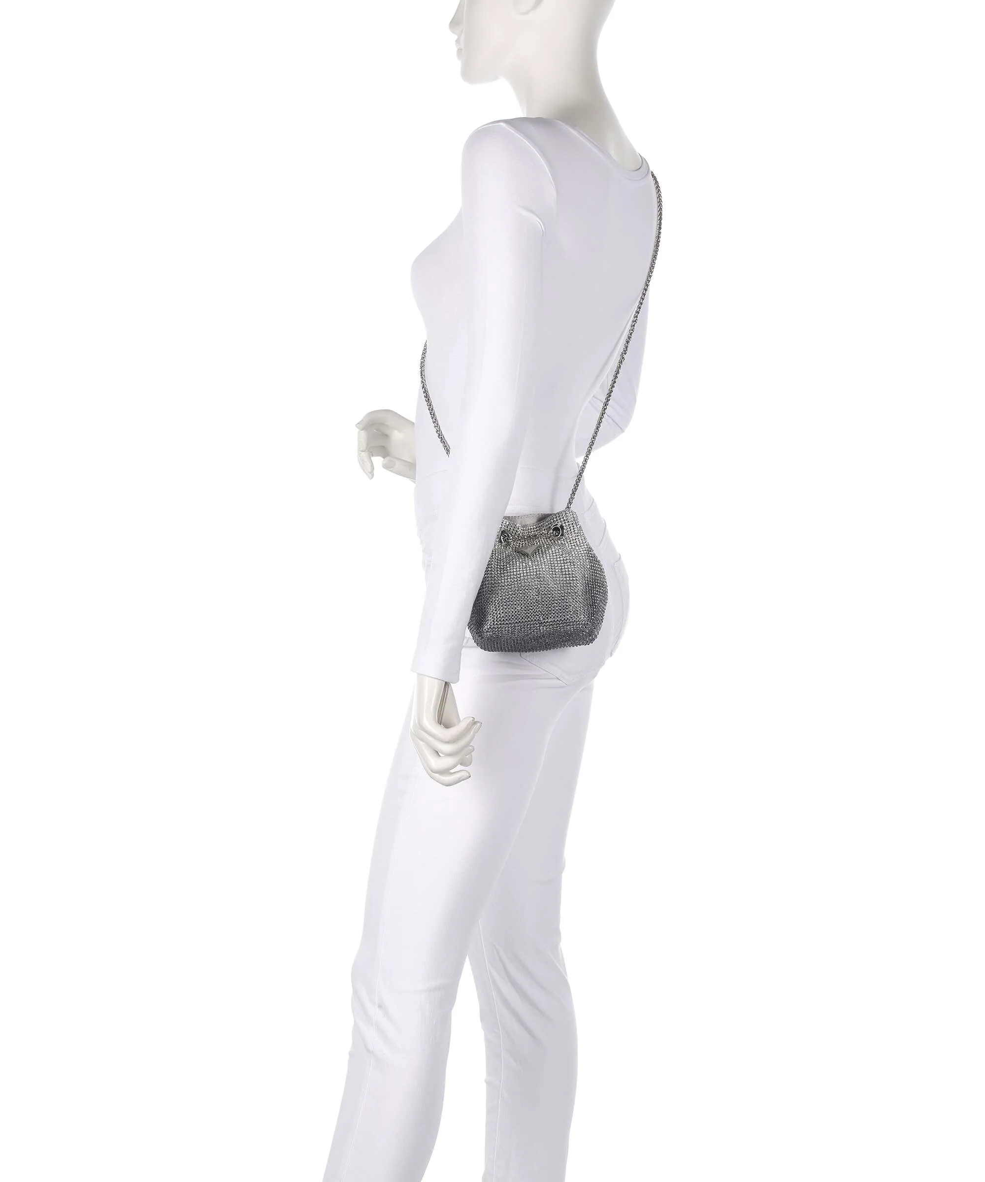 Guess Zalina Shoulder bag silver - Image 4