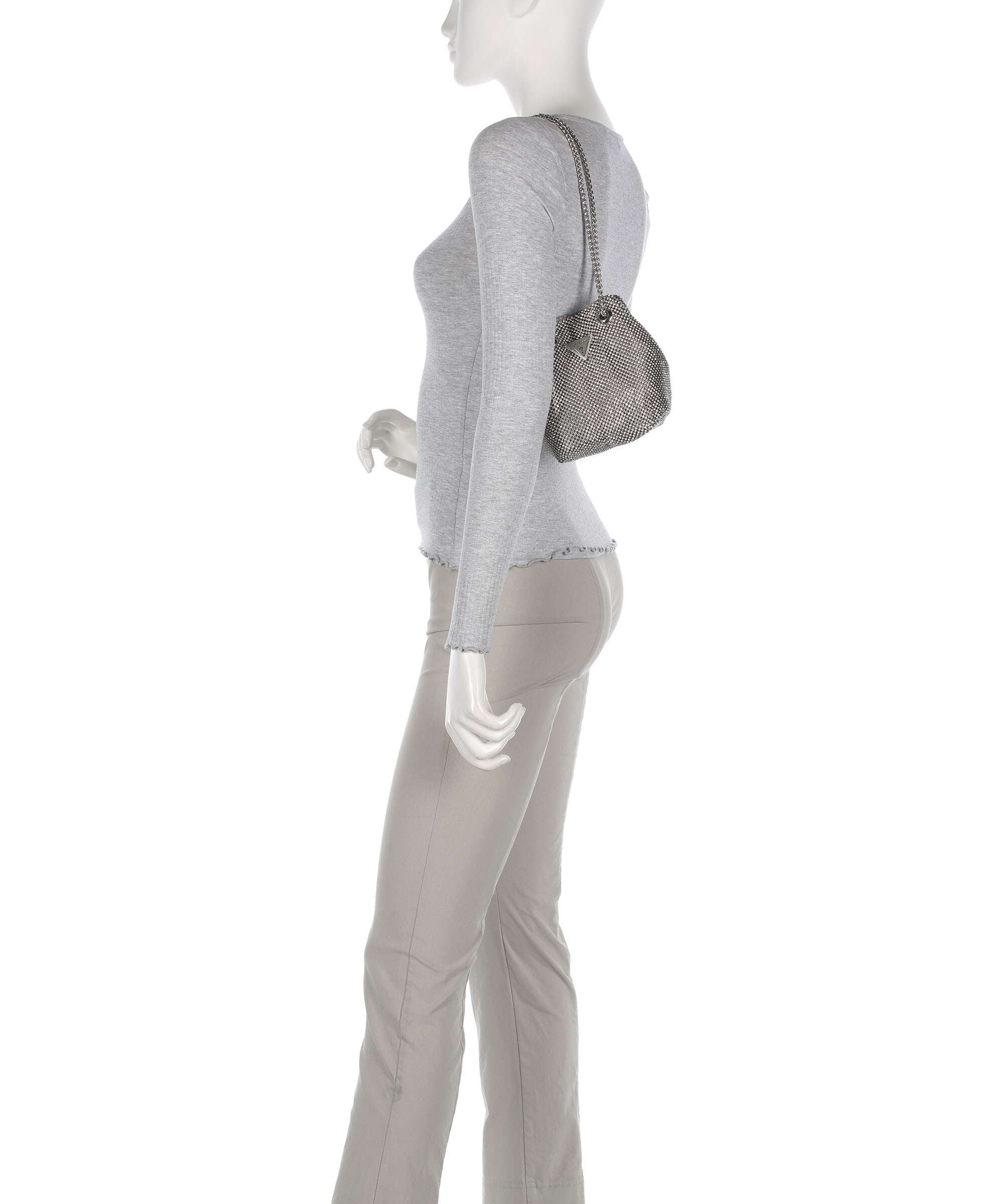 Guess Zalina Shoulder bag silver - Image 4