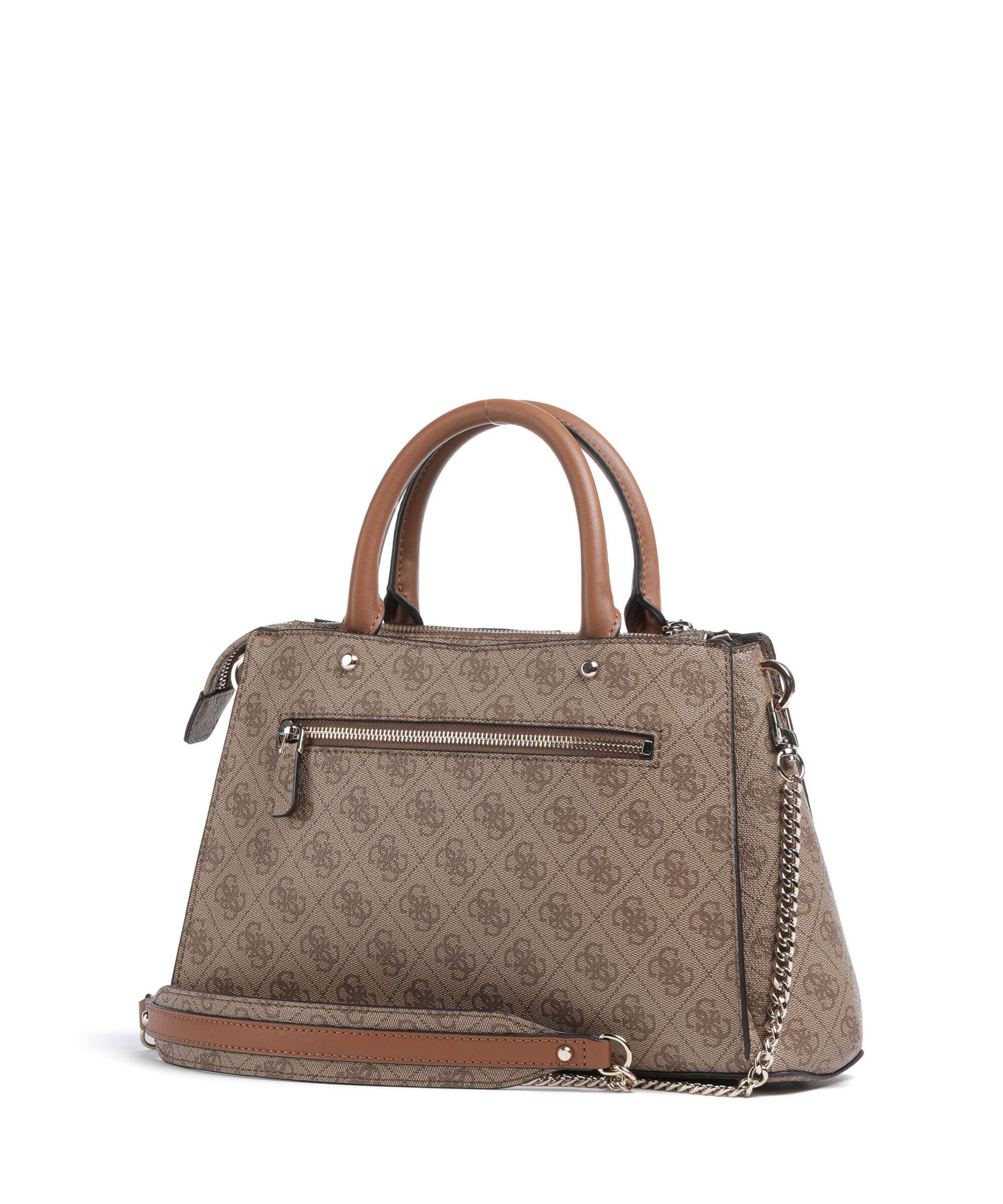 Guess Zamira Handbag latte logo - Image 2
