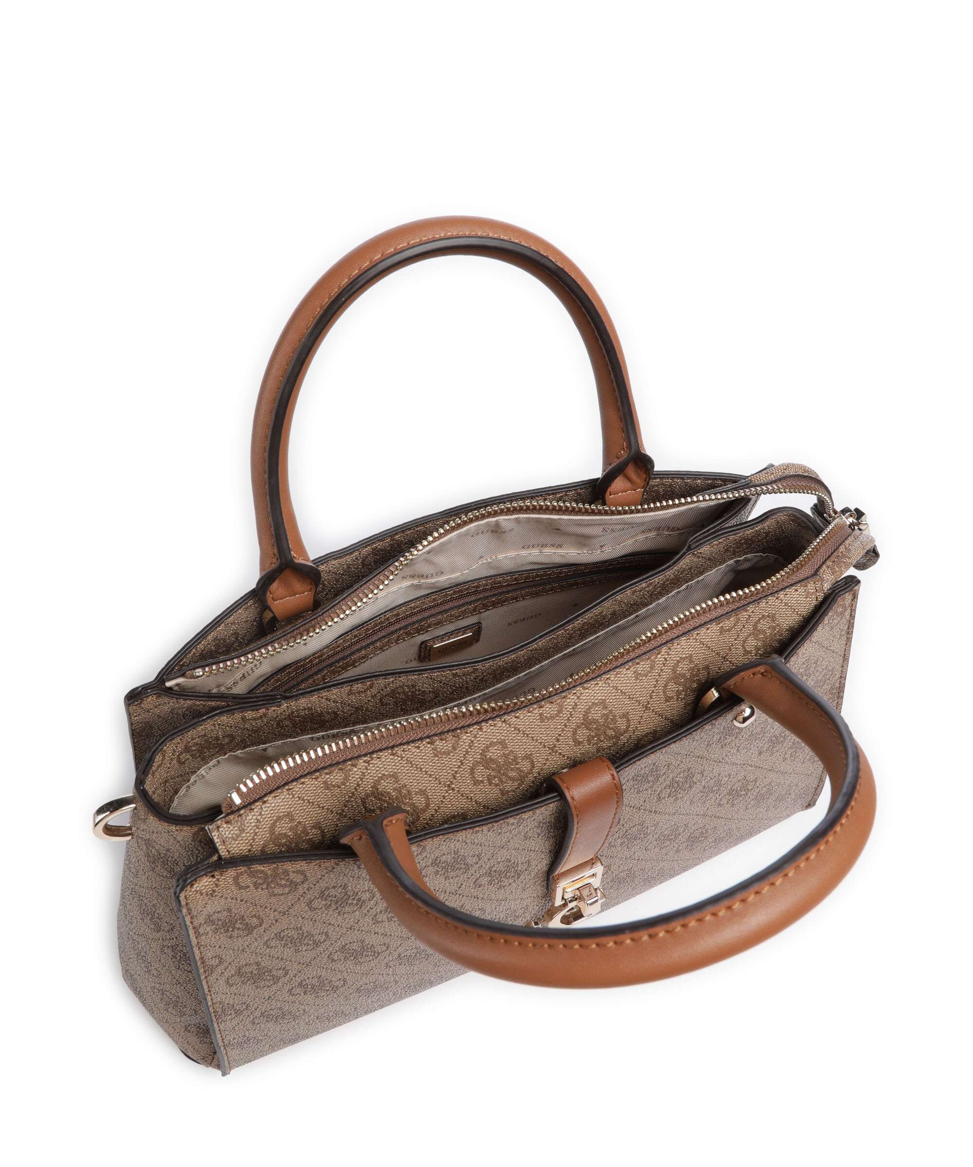 Guess Zamira Handbag latte logo - Image 6