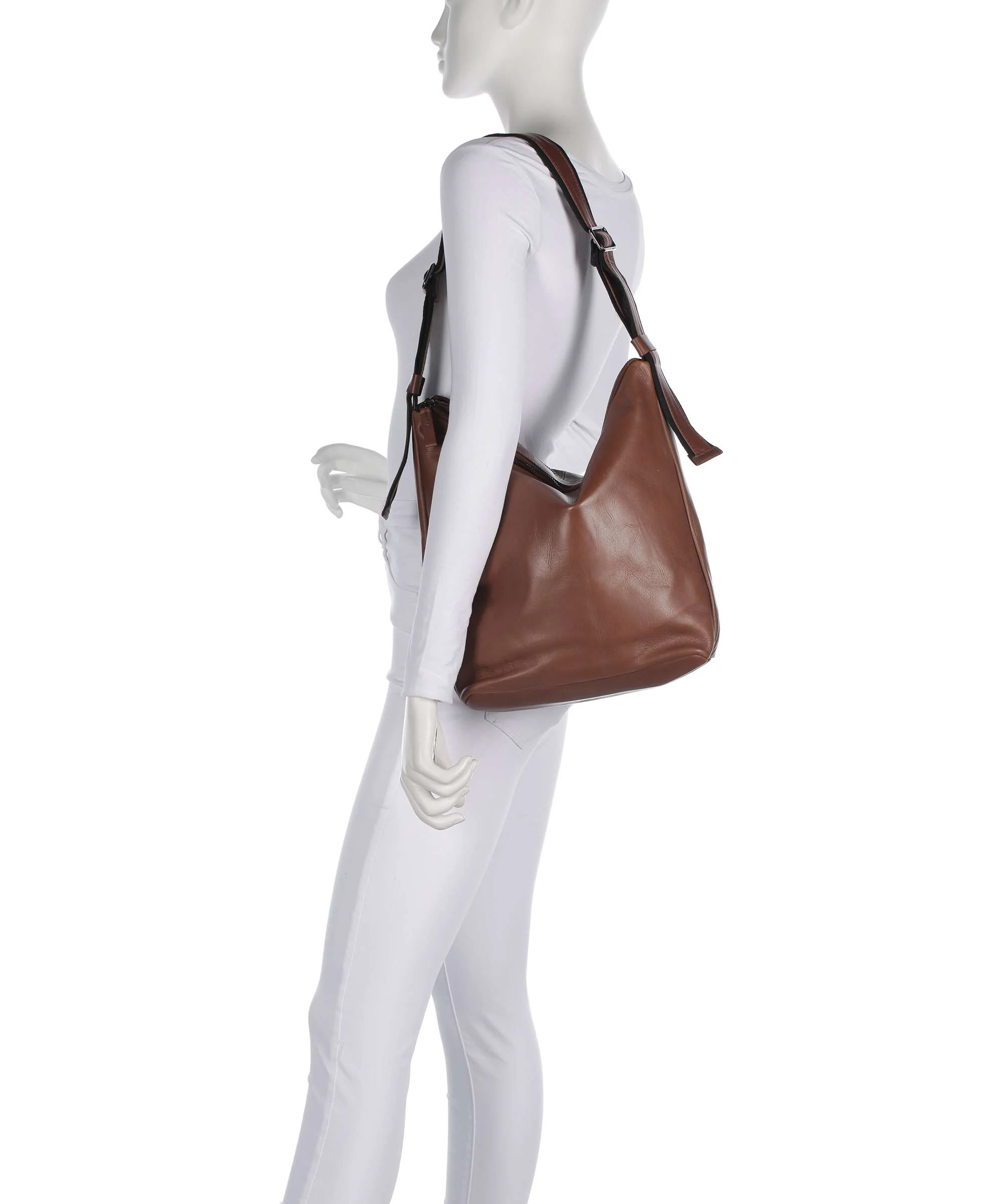 Harold's Caugio Hobo bag cognac - Image 3