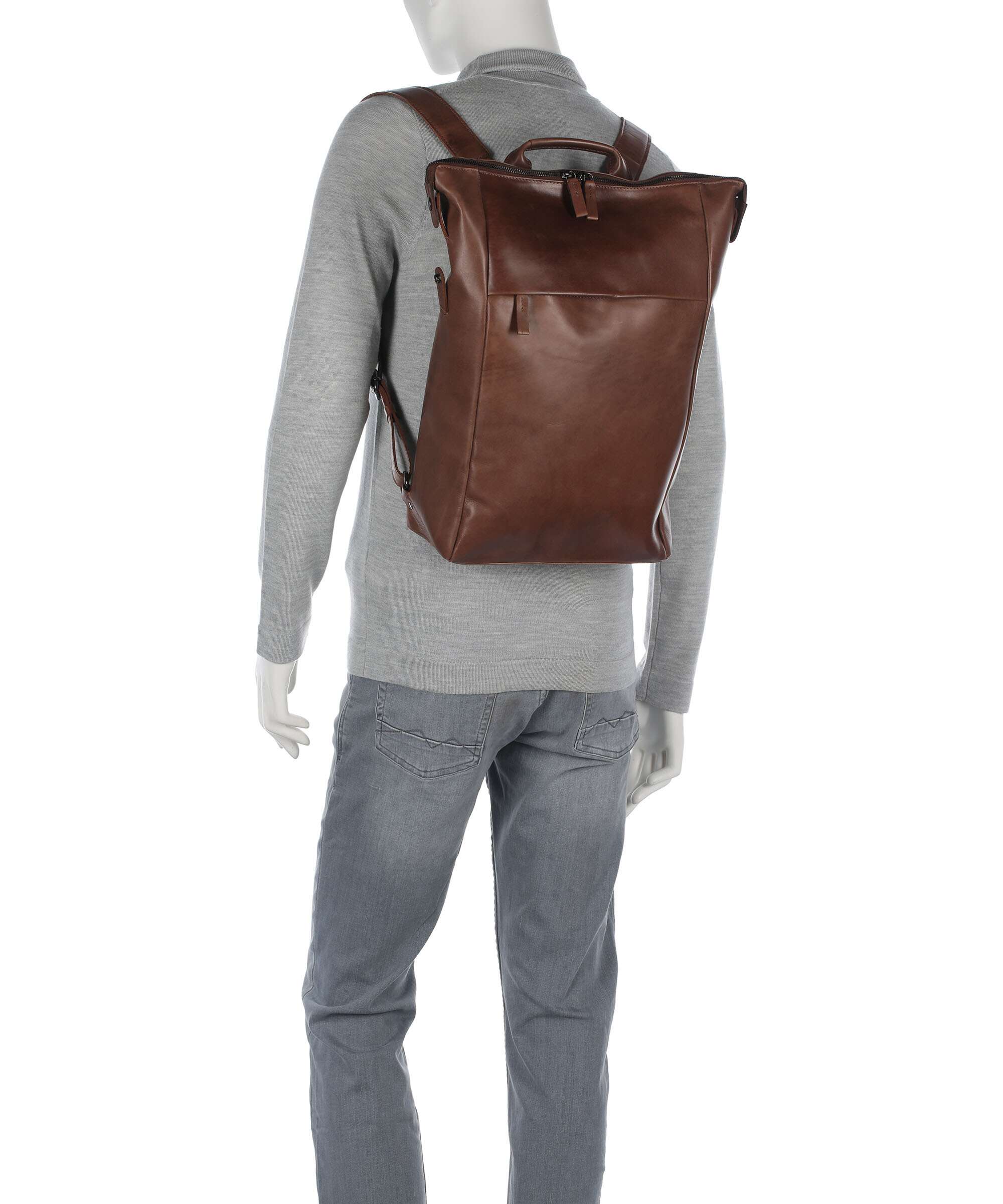 Harold's Caugio Laptop backpack cognac - Image 3
