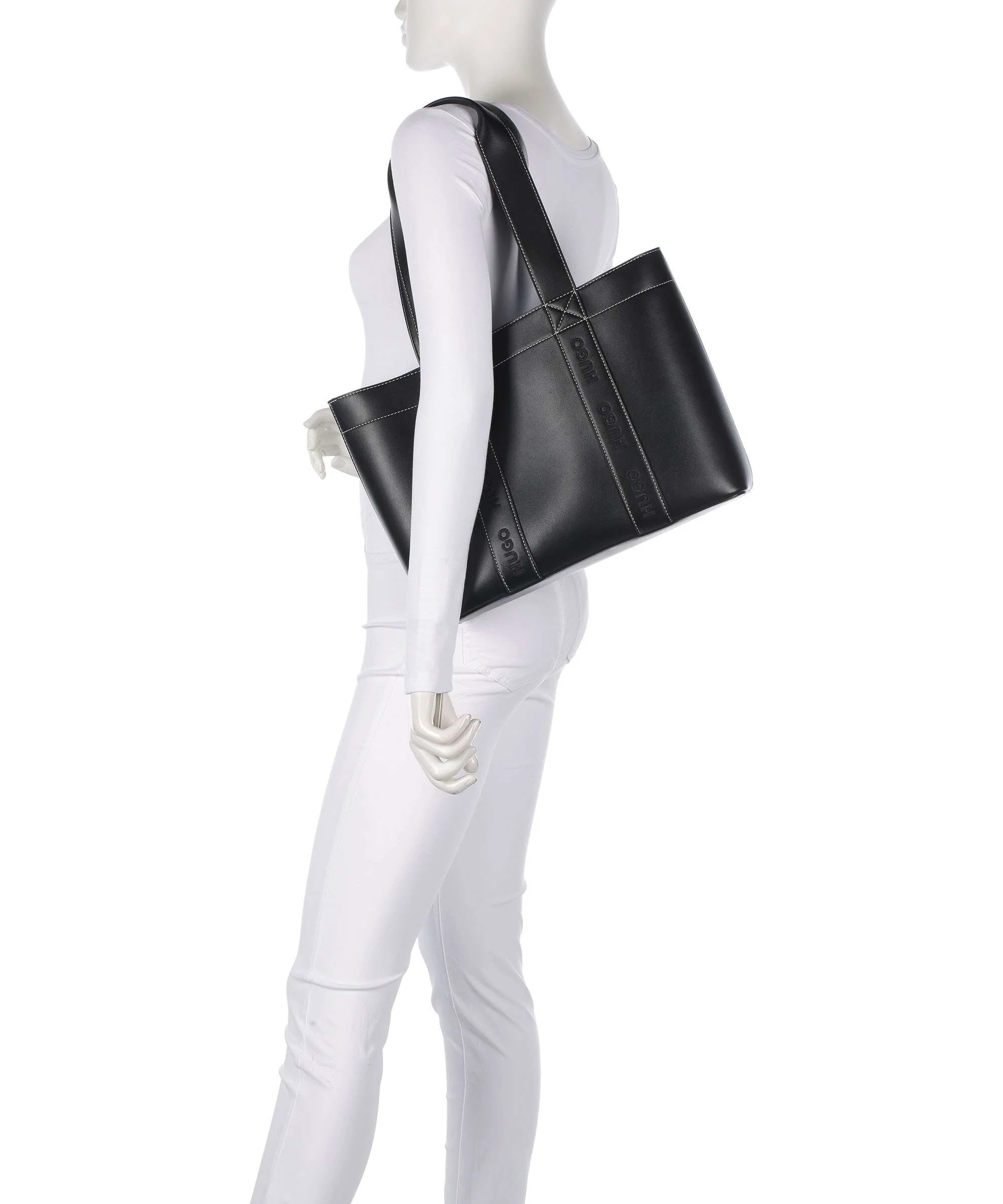 Hugo Becky Tote bag black - Image 3