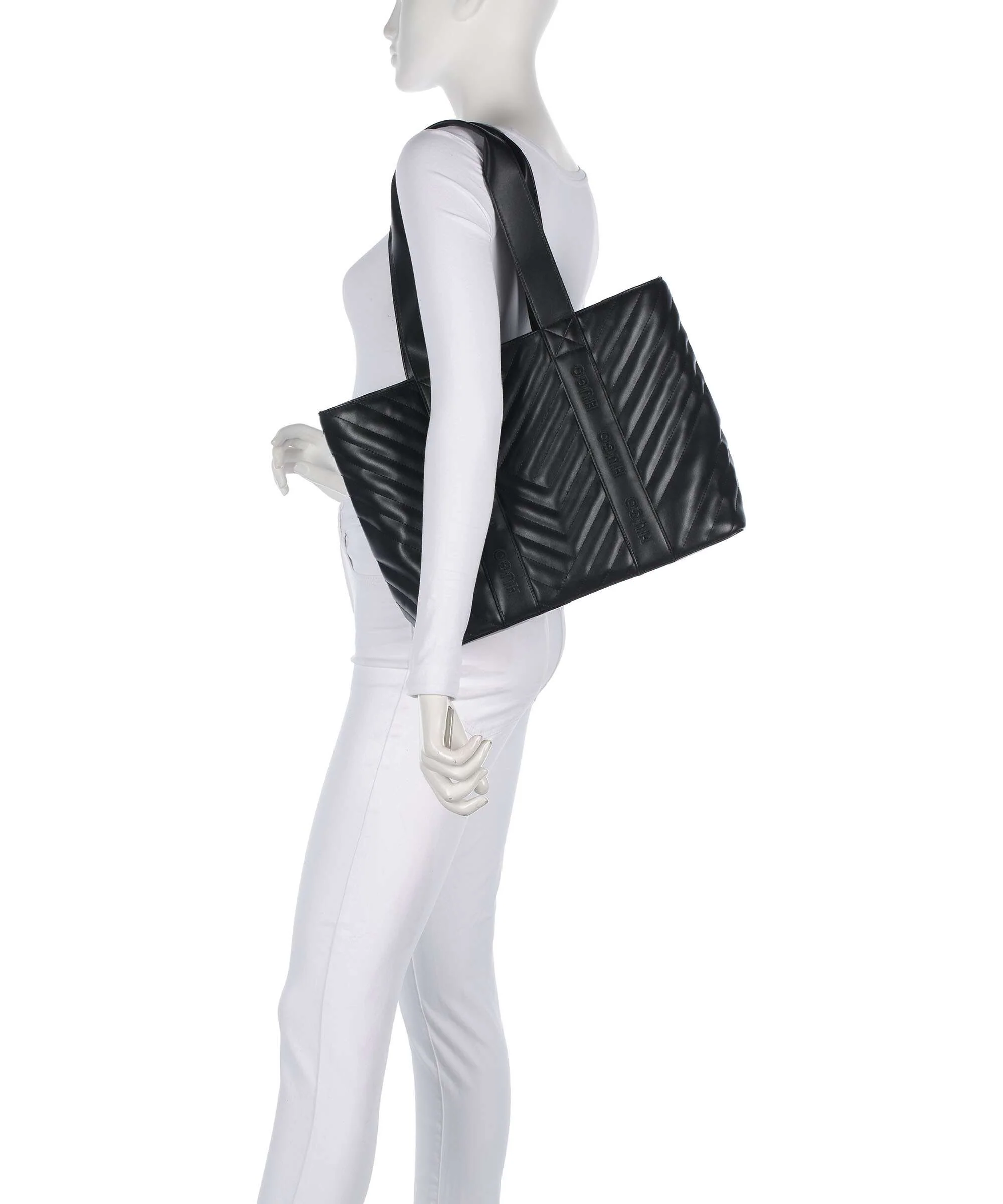 Hugo Becky Tote bag black - Image 3