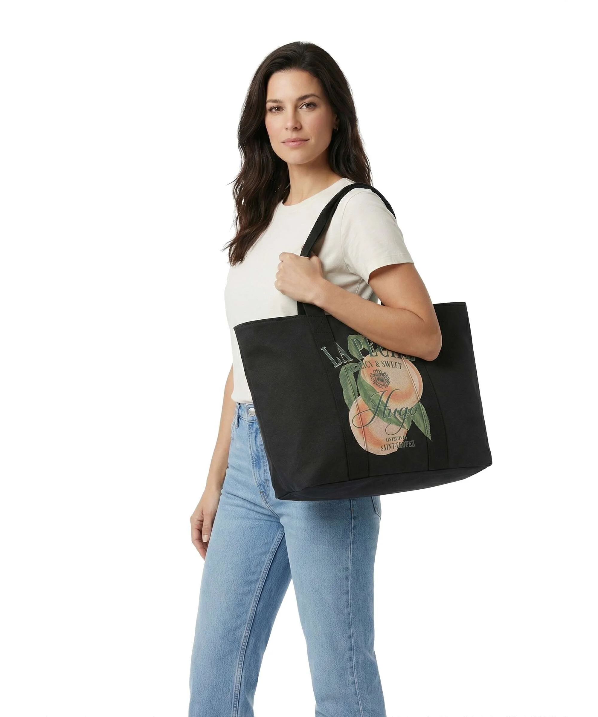 Hugo Becky Tote bag black - Image 3