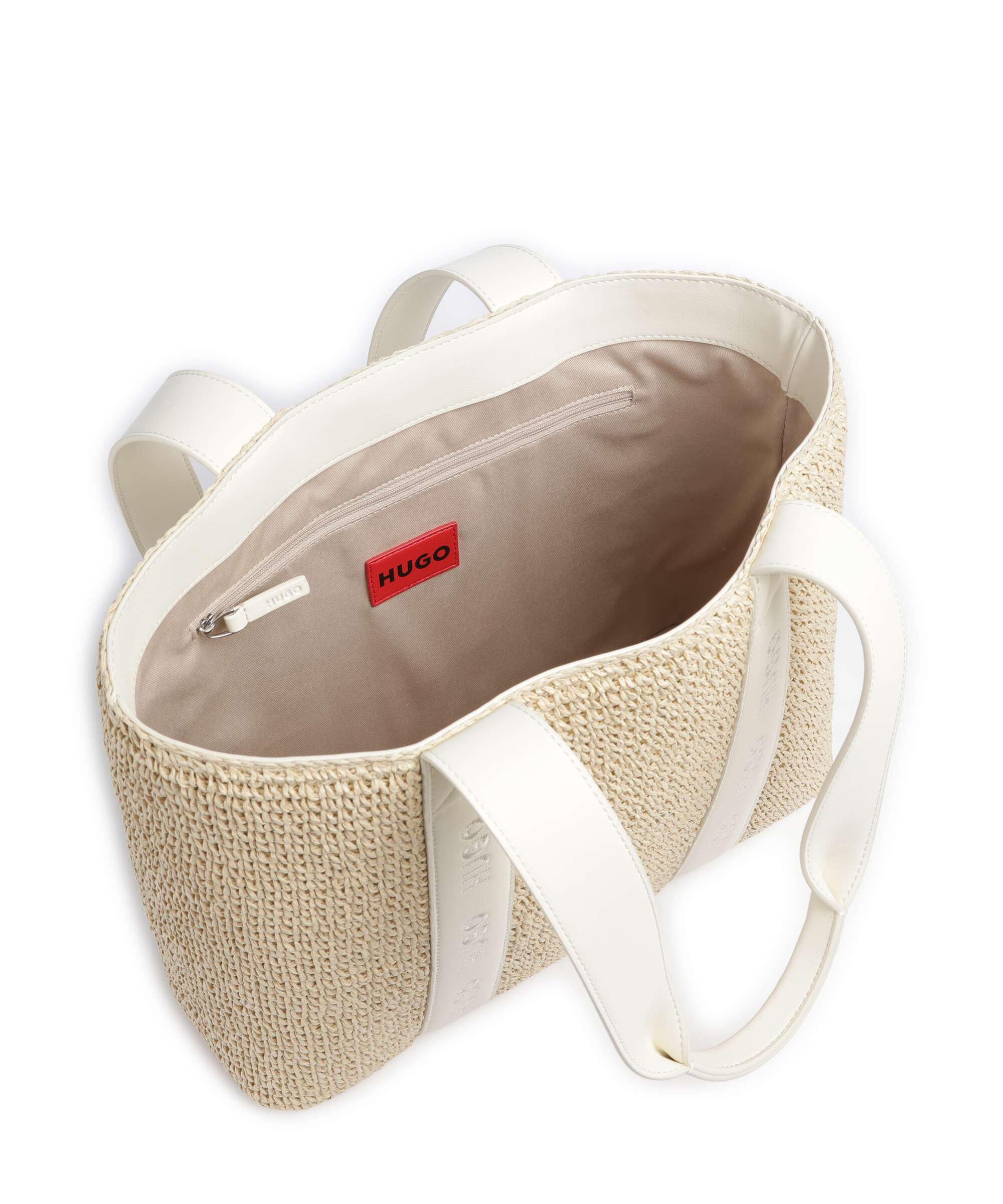 Hugo Becky Tote bag open white - Image 6