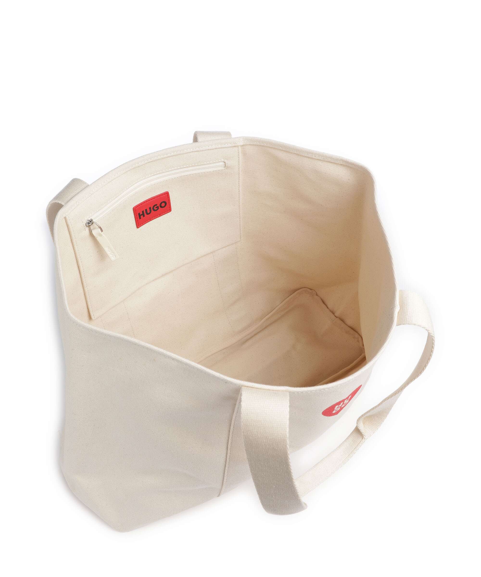Hugo Becky Tote bag open white - Image 5